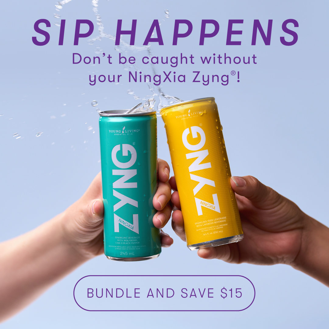 NingXia Zyng® Sparkling Yuzu Lemonade with Lavender | Young Living