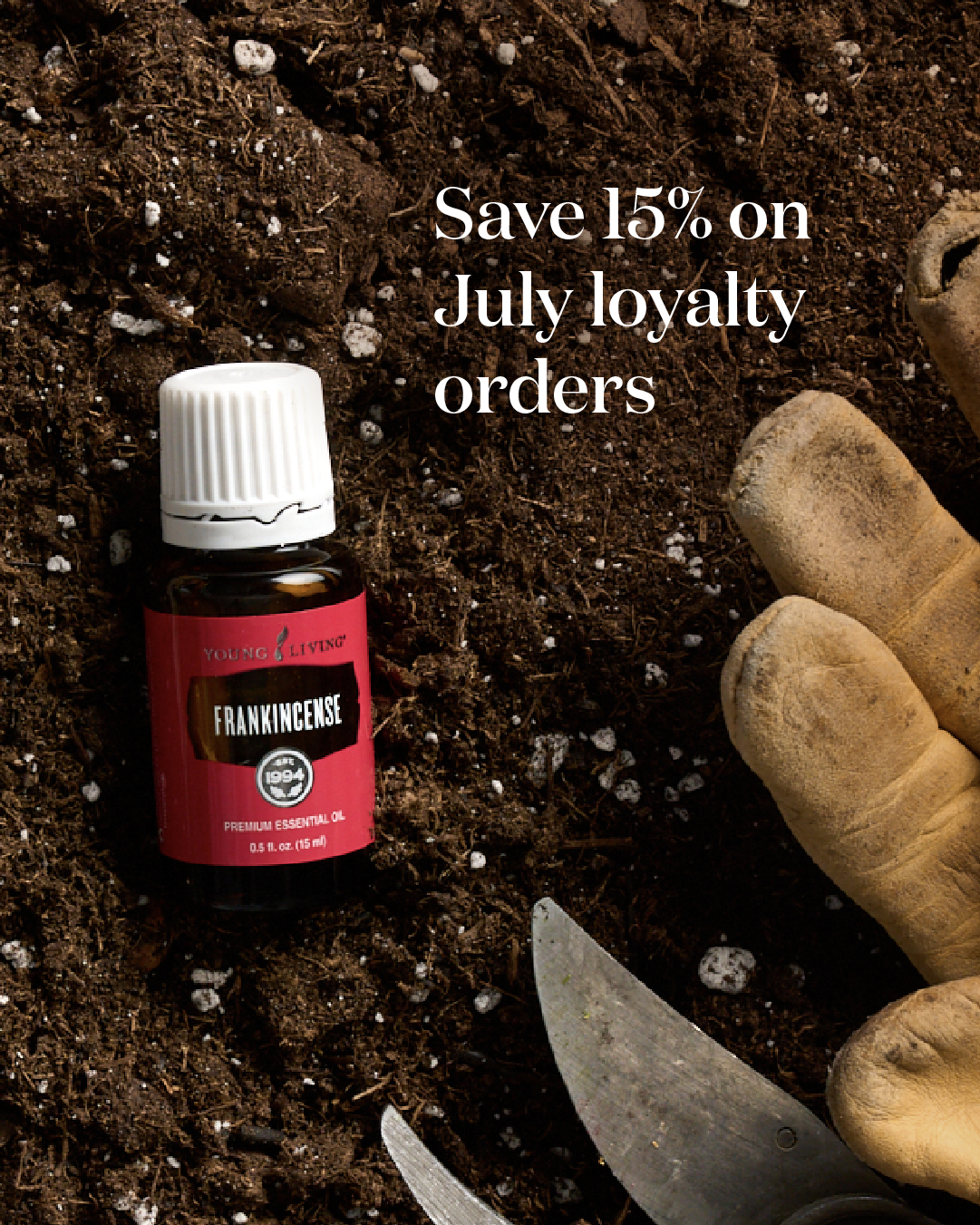 Save 15 percent on fantastic Frankincense. Your favorite for a reason. With its grounding aroma and long history of use for beautifying skin, Frankincense is your go-to for spiraling thoughts, skin care, and soul searching. Diffuse it for a moment of calm or apply topically to promote the appearance of even skin tone.