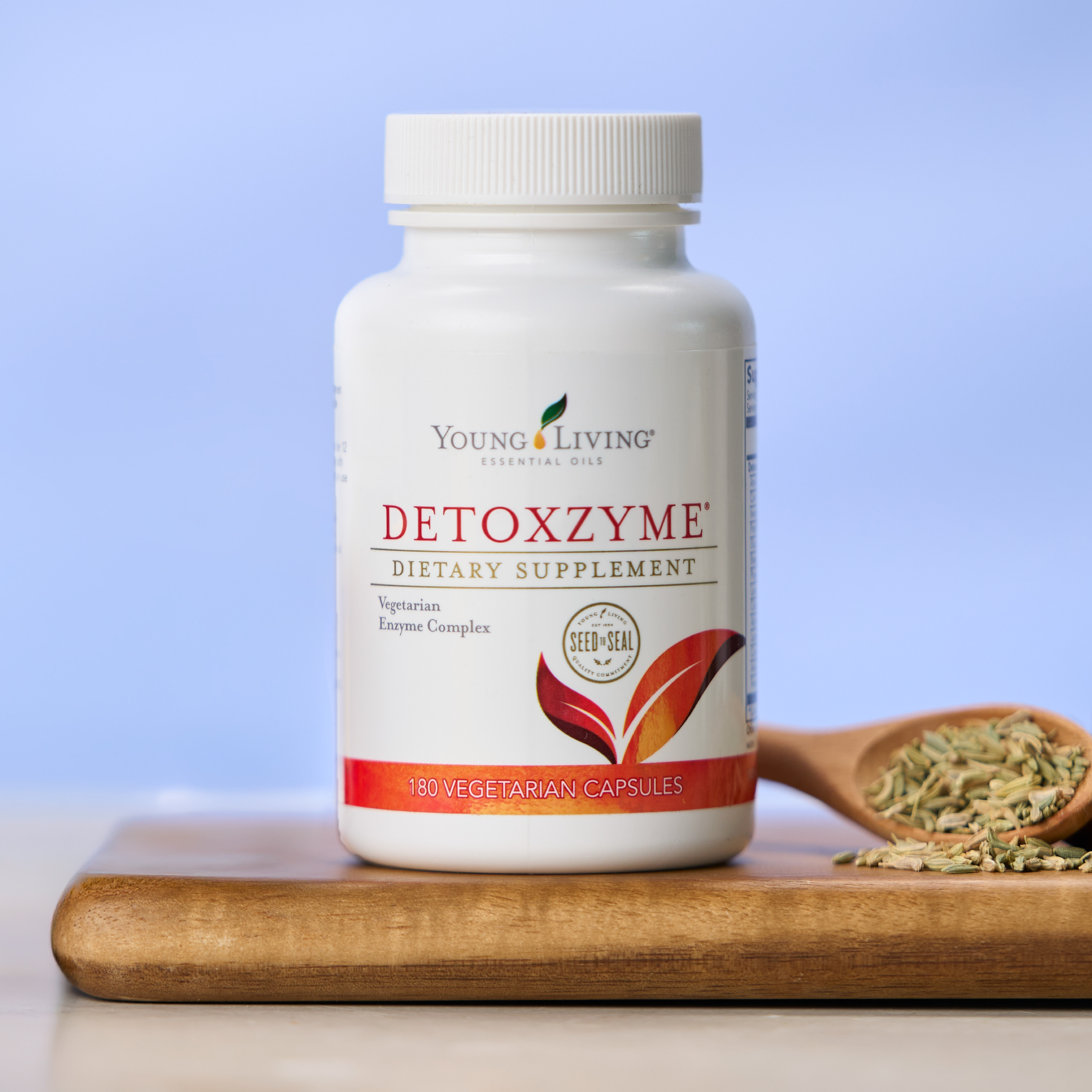Detoxzyme supplement, part of April 2026 Gift With Purchase from Young Living Essential Oils