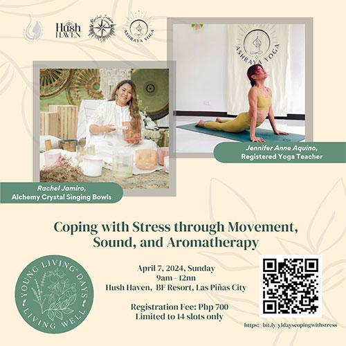 Coping with Stress through Movement, sound and aromatherapy