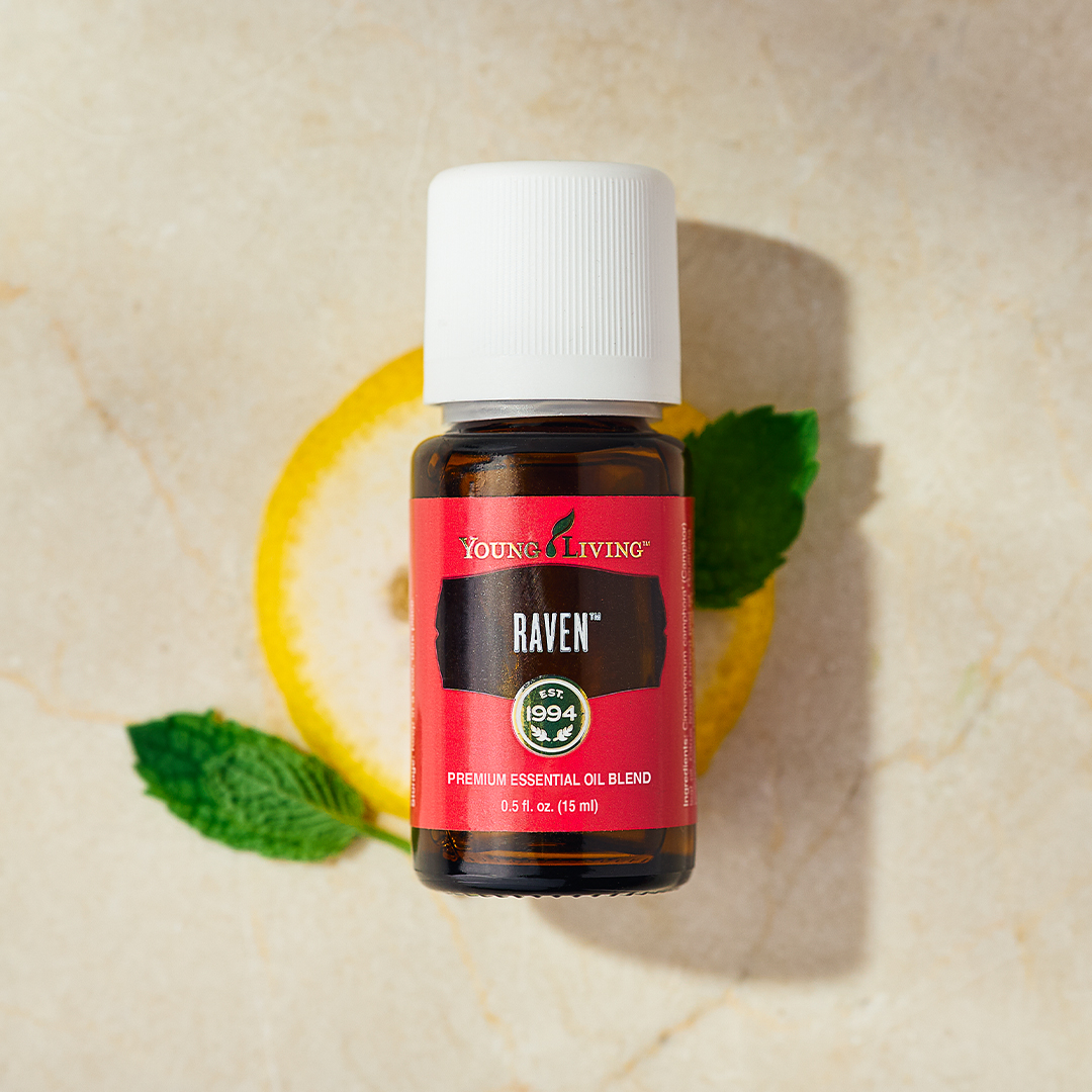 Raven™ essential oil blend, 15 ml, part of the September 2026 Gift With Purchase from Young Living Essential Oils