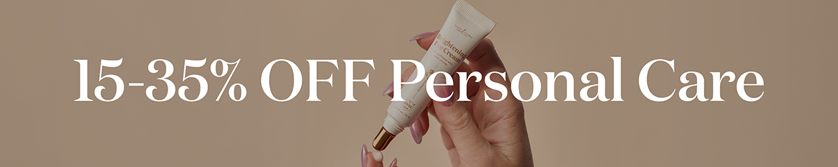 15-35% OFF Personal Care