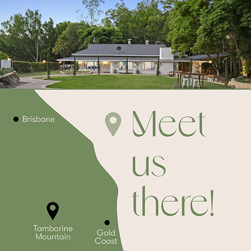 Map illustration showing Tamborine Mountain Glades