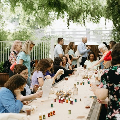 Guests enjoying The Wellness Connection event