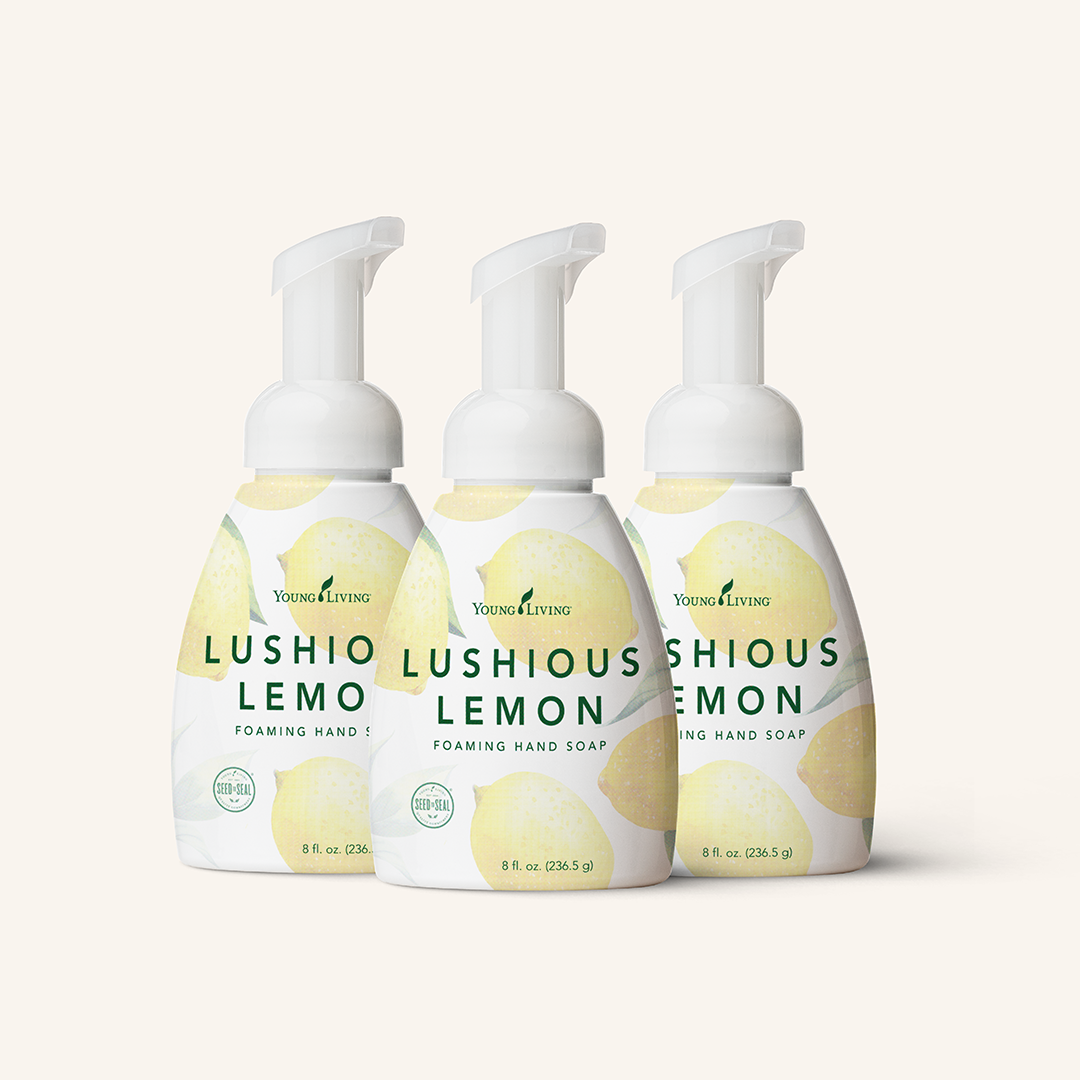 Jabón En Espuma Para Manos Lushious Lemon Young Living Essential Oil