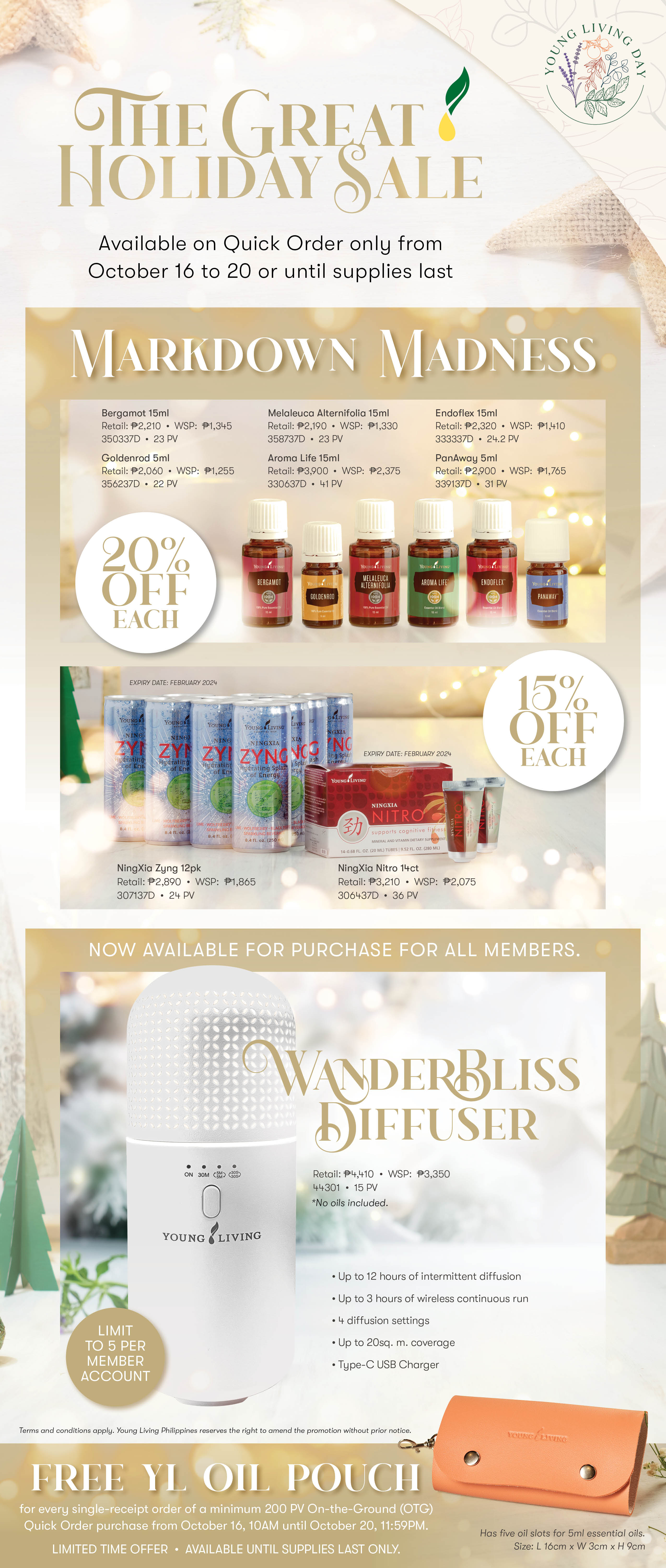 The Great Holiday Sale Young Living Essential Oils