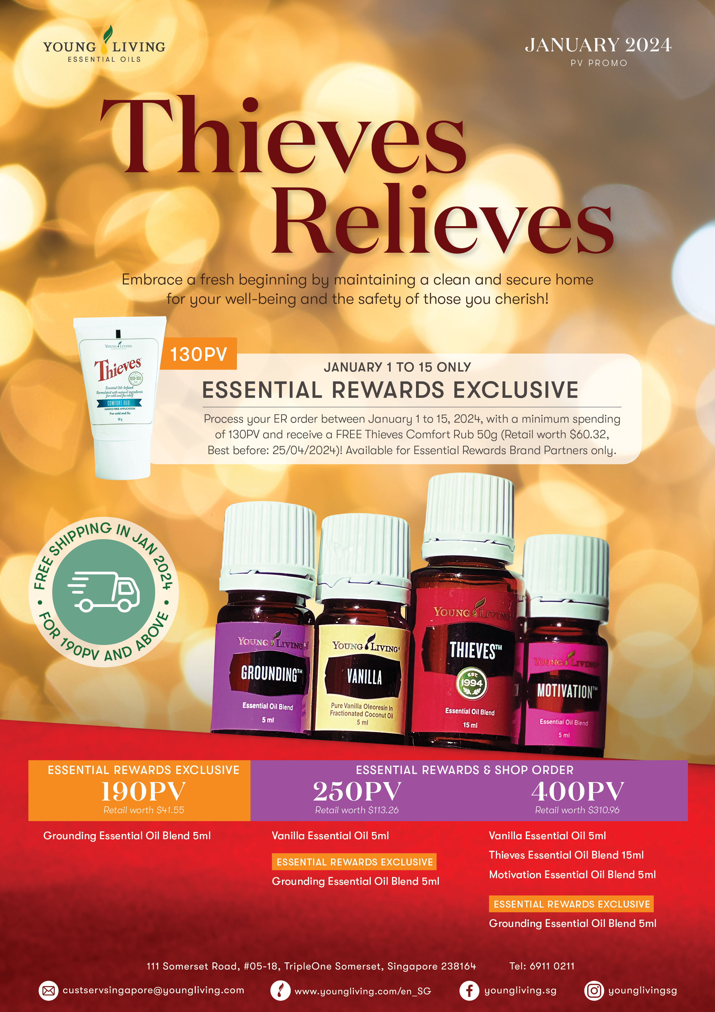 doTERRA Monthly Essential Oil Specials - January 2024