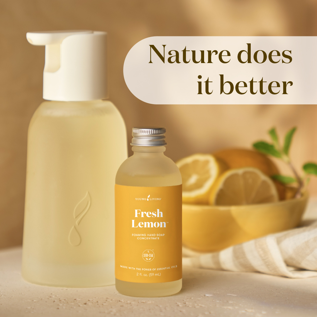 Young Living シトラスフレッシュ　ティートゥリー　レモン　3本セット Fresh Lemon™ Foaming Hand Soap Concentrate Collection