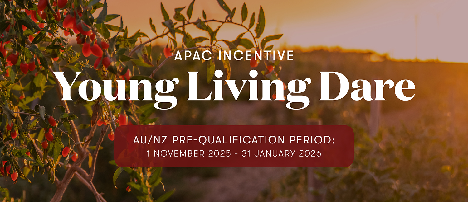 Young Living Dare 2026 — Pre‑Qualification Launch banner