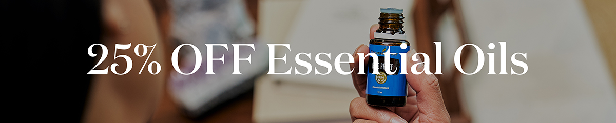 25% OFF Essential Oils