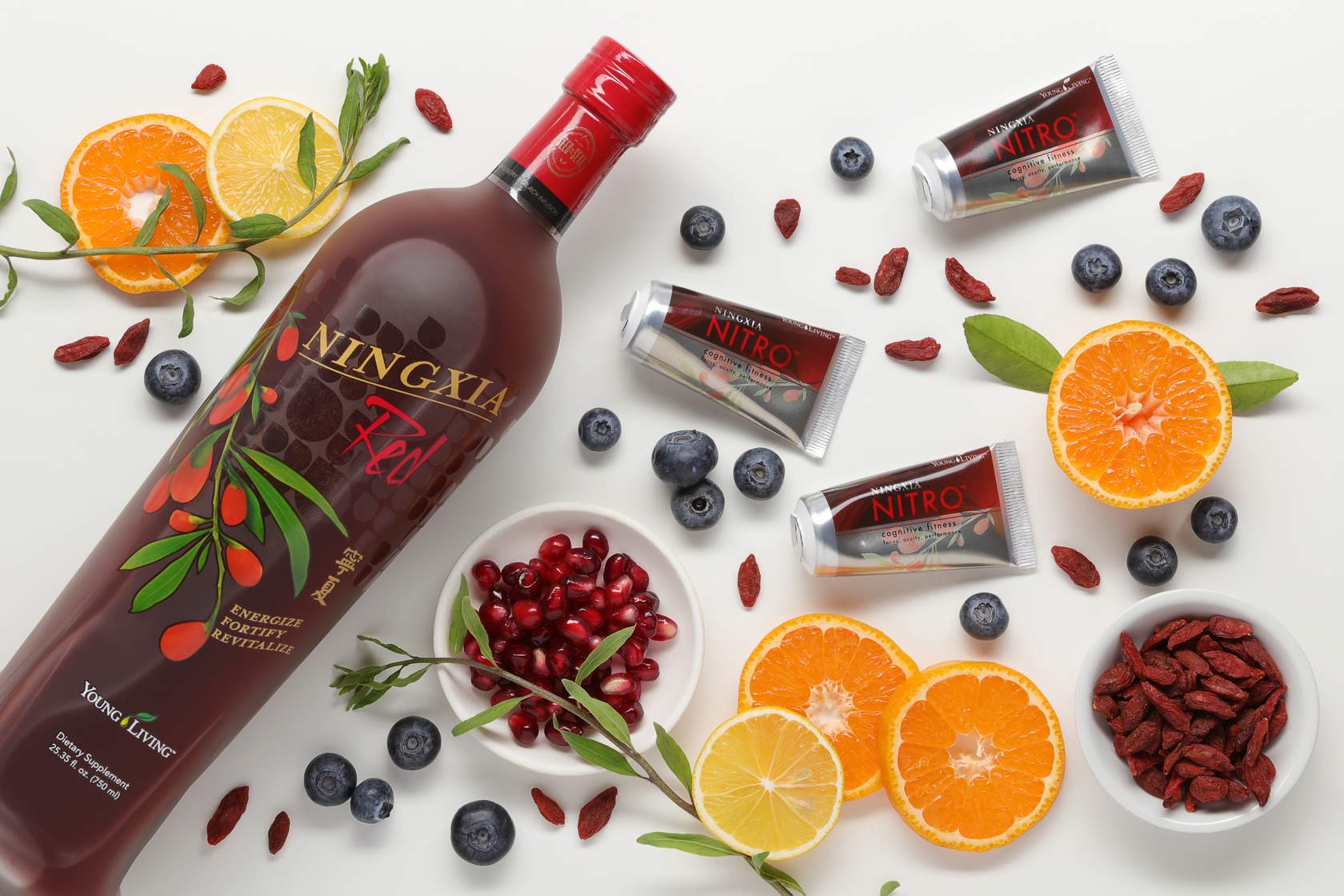 NingXia Red, NigXia Nitro y Bayas de Goji