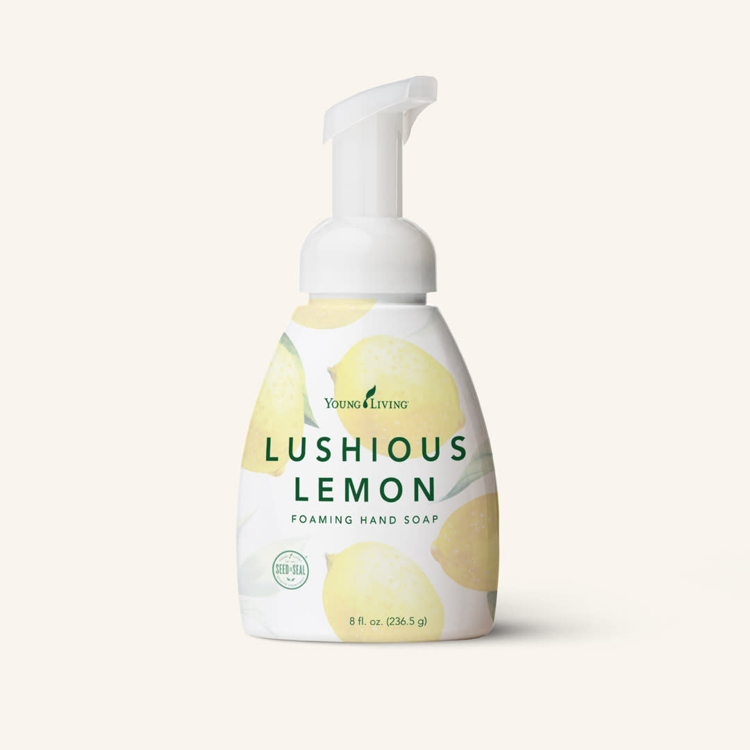 Jabón en espuma para manos Lushious Lemon-3pk