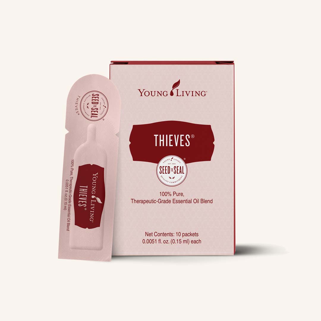 Thieves Essential Oil by Young Living - 15ml - A powerful combination of  Clove, Lemon, Cinnamon Bark, Eucalyptus Radiata, and Rosemary essential  oils