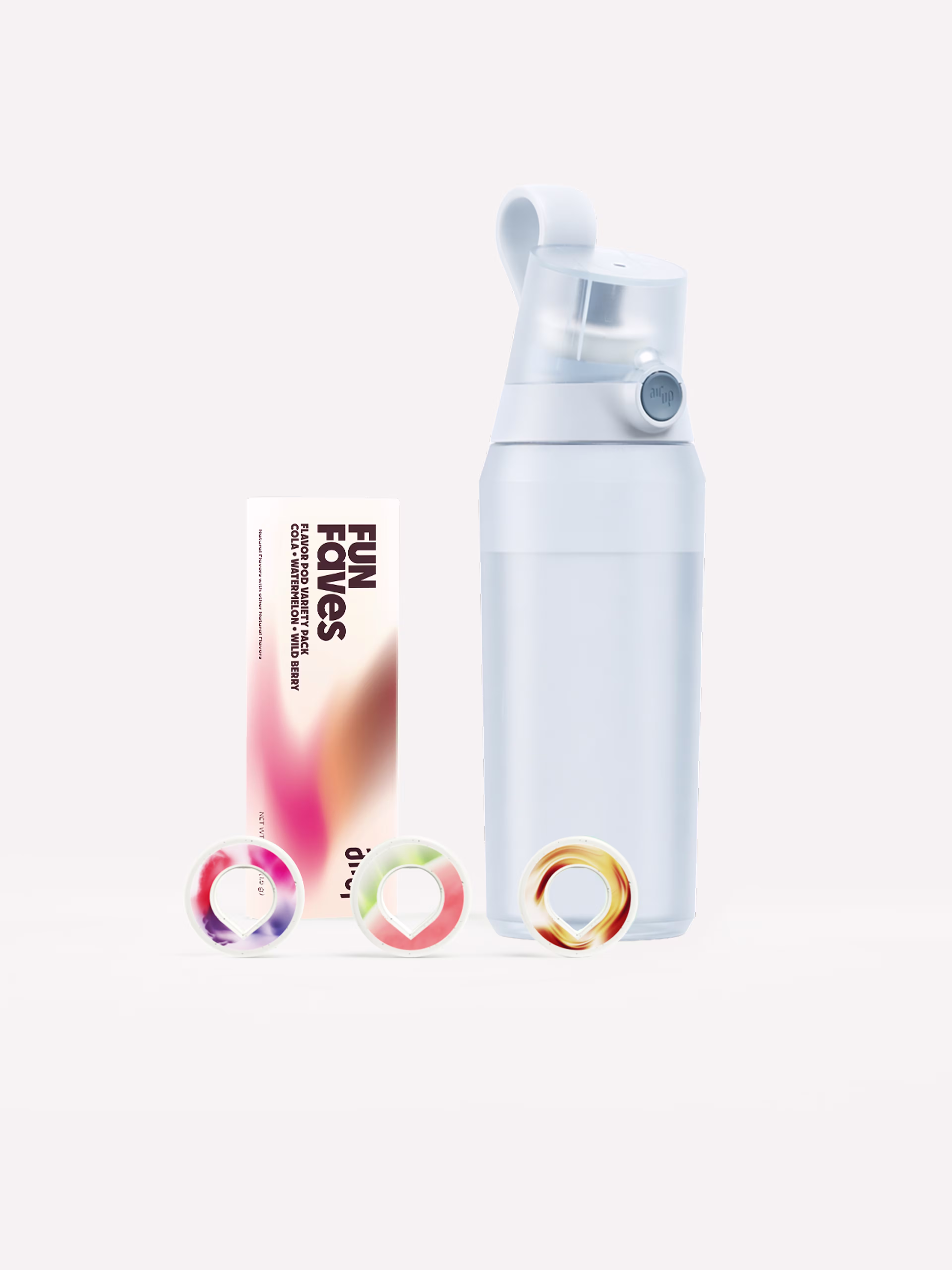 lifestyleMedia - US - Product - Starter Set - Click 27oz Glacier Blue + Fun Faves VP3 - US140210