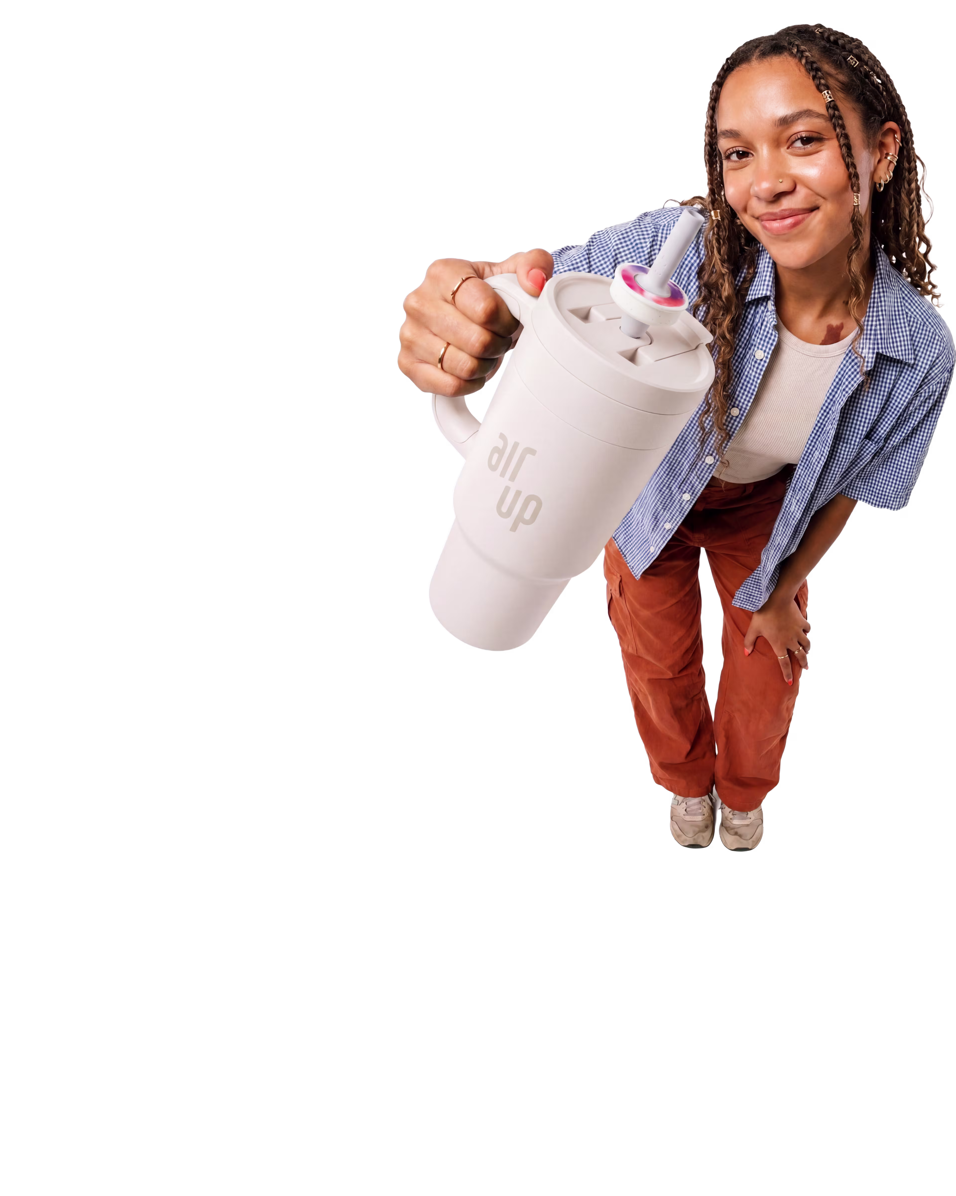 tasteByScentMedia - Product - air up® Tumbler with Handle 1200 ml - Creamy White - 150000235