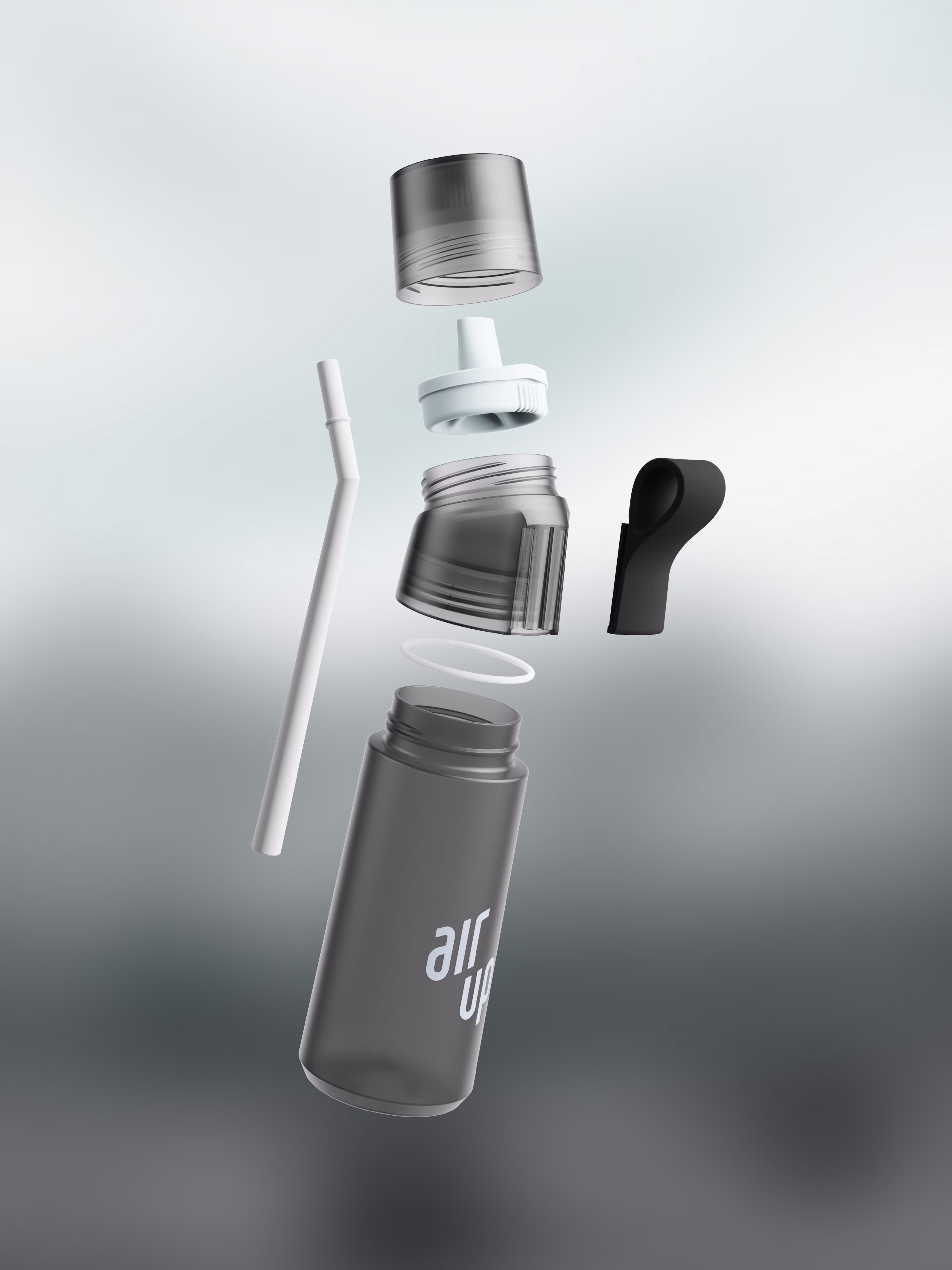 multipleBannerMedia - Product - Bottle - air up® Twist Pro 600ml - Charcoal Grey NEW CMF - 100000111