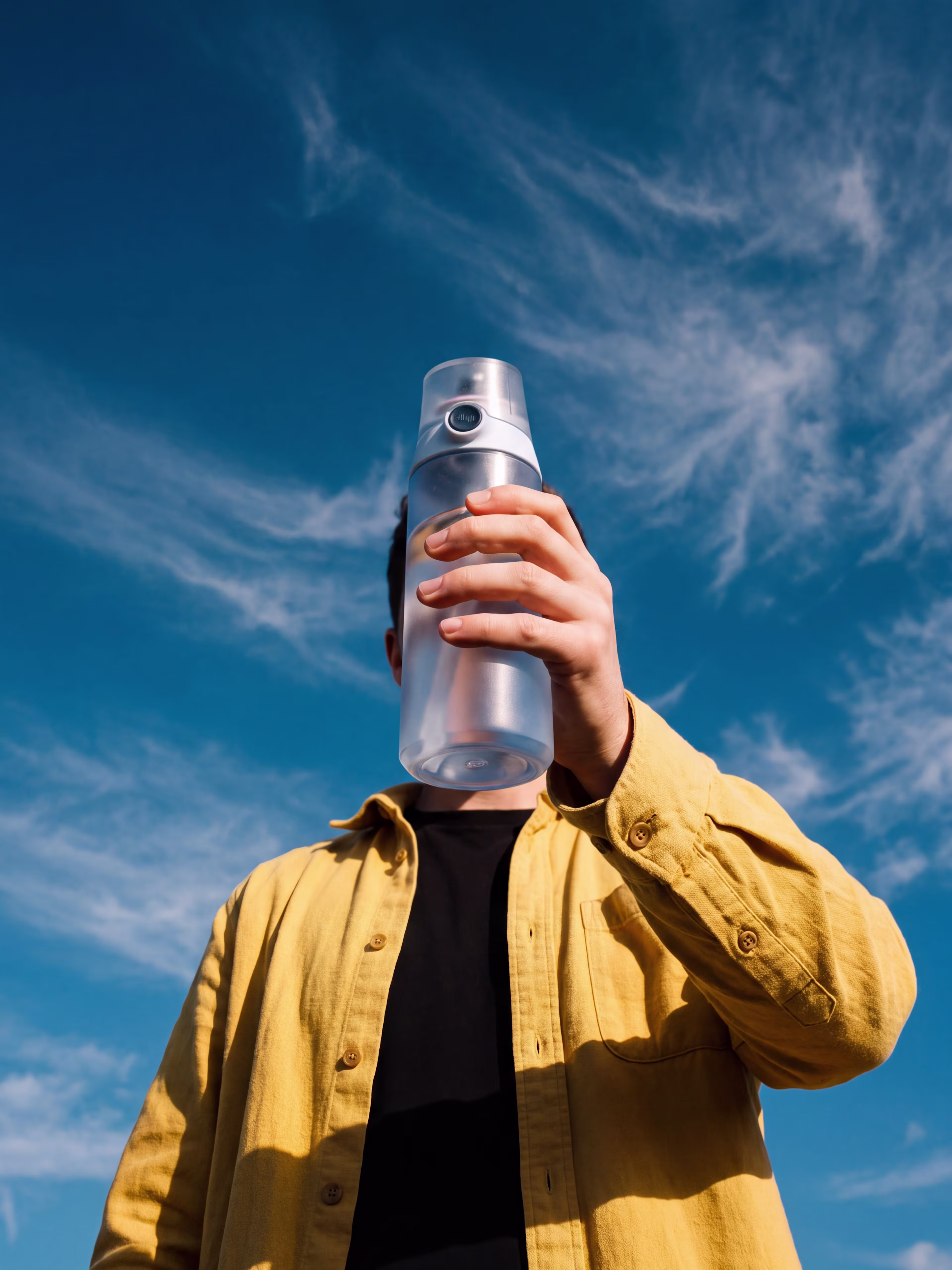 lifestyleMedia - Product - Bottle - air up® Click 600 ml - Glacier Blue - 100000242