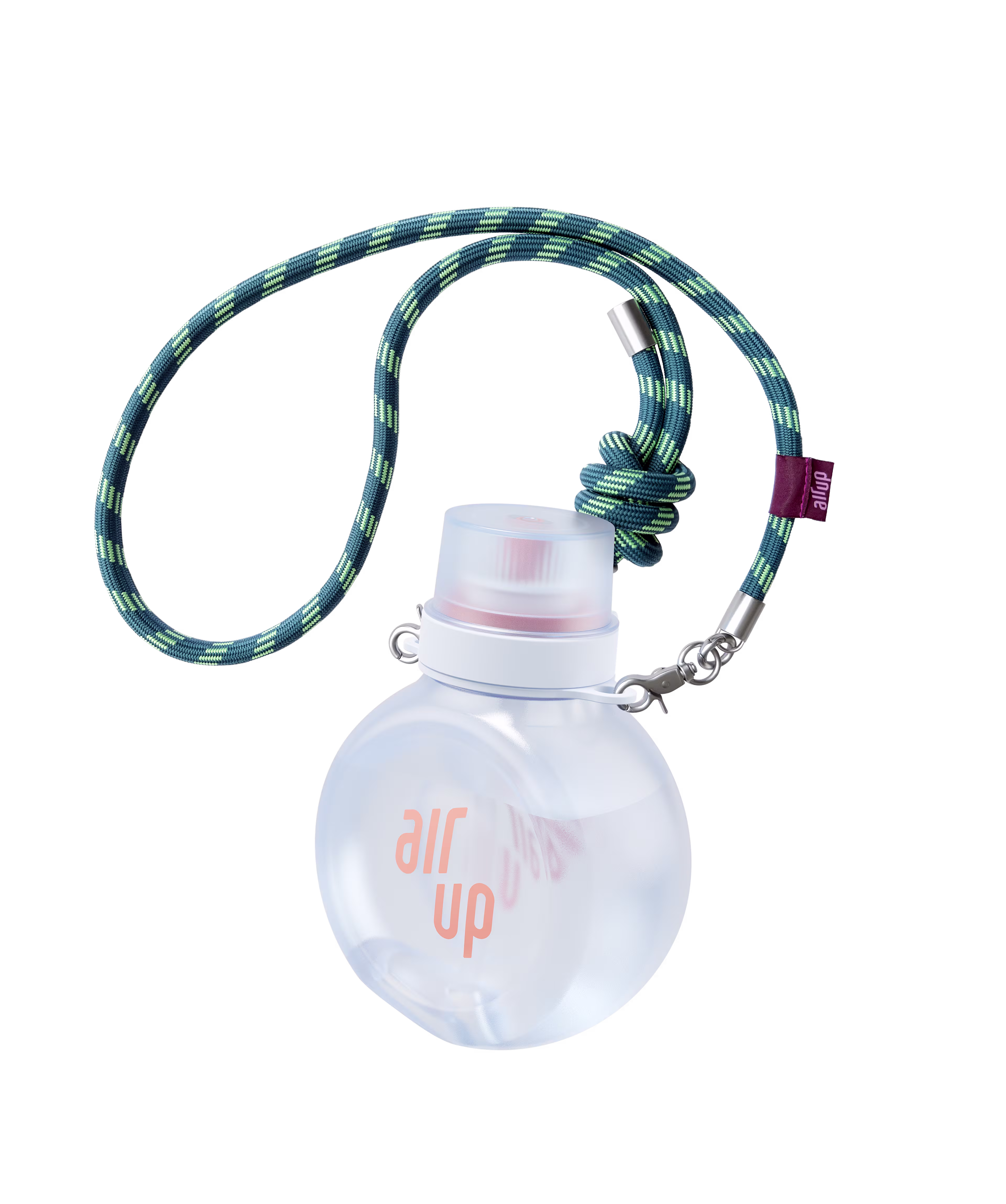 productCardImages - Product - Bottle - O Bottle + Strap - Ice Coral / Turquoise Rope - 100000259