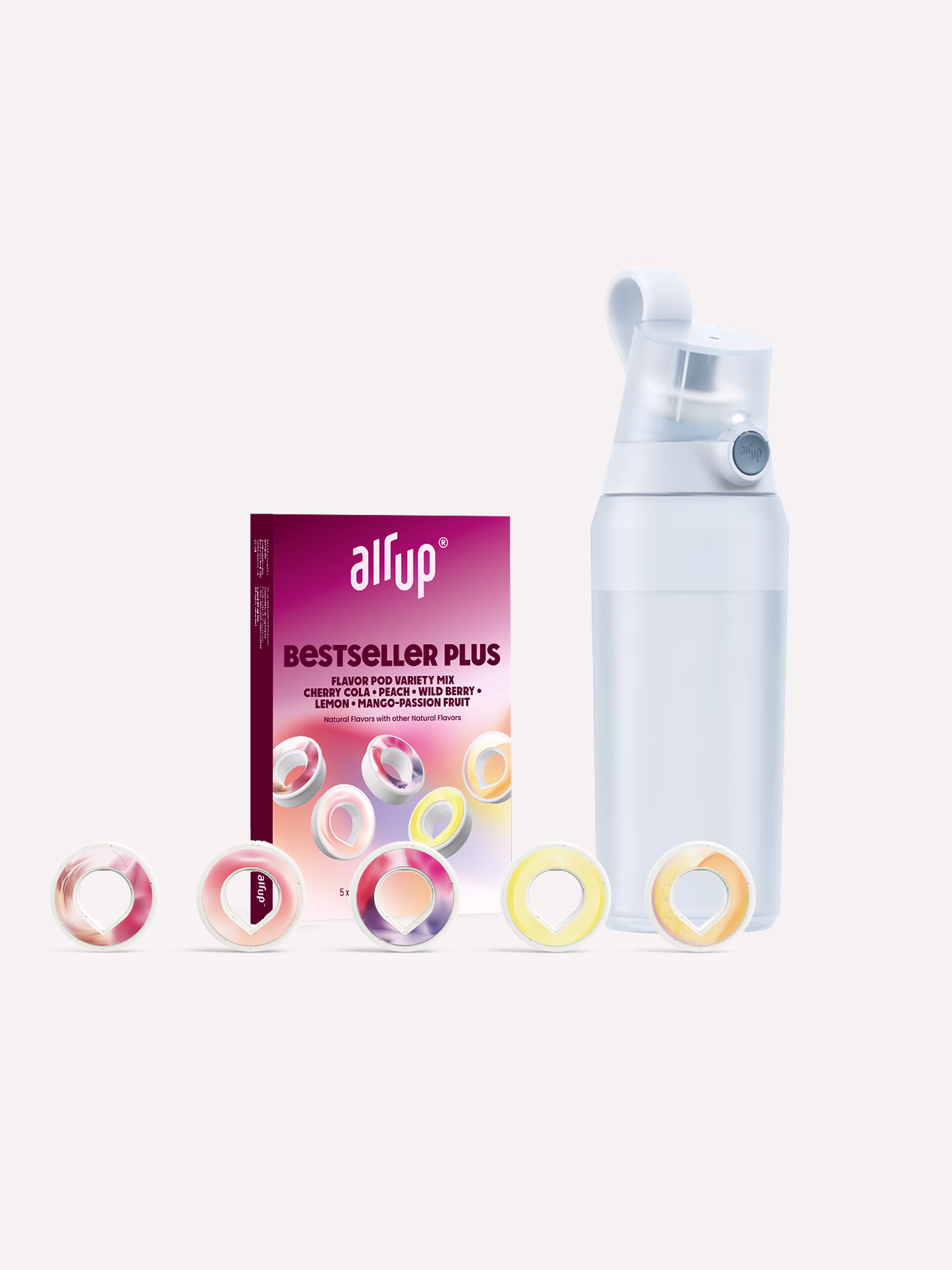 US - Product - Starter Set - air up® Click 27oz Glacier Blue + Flavor Fiesta VP5 - US140223