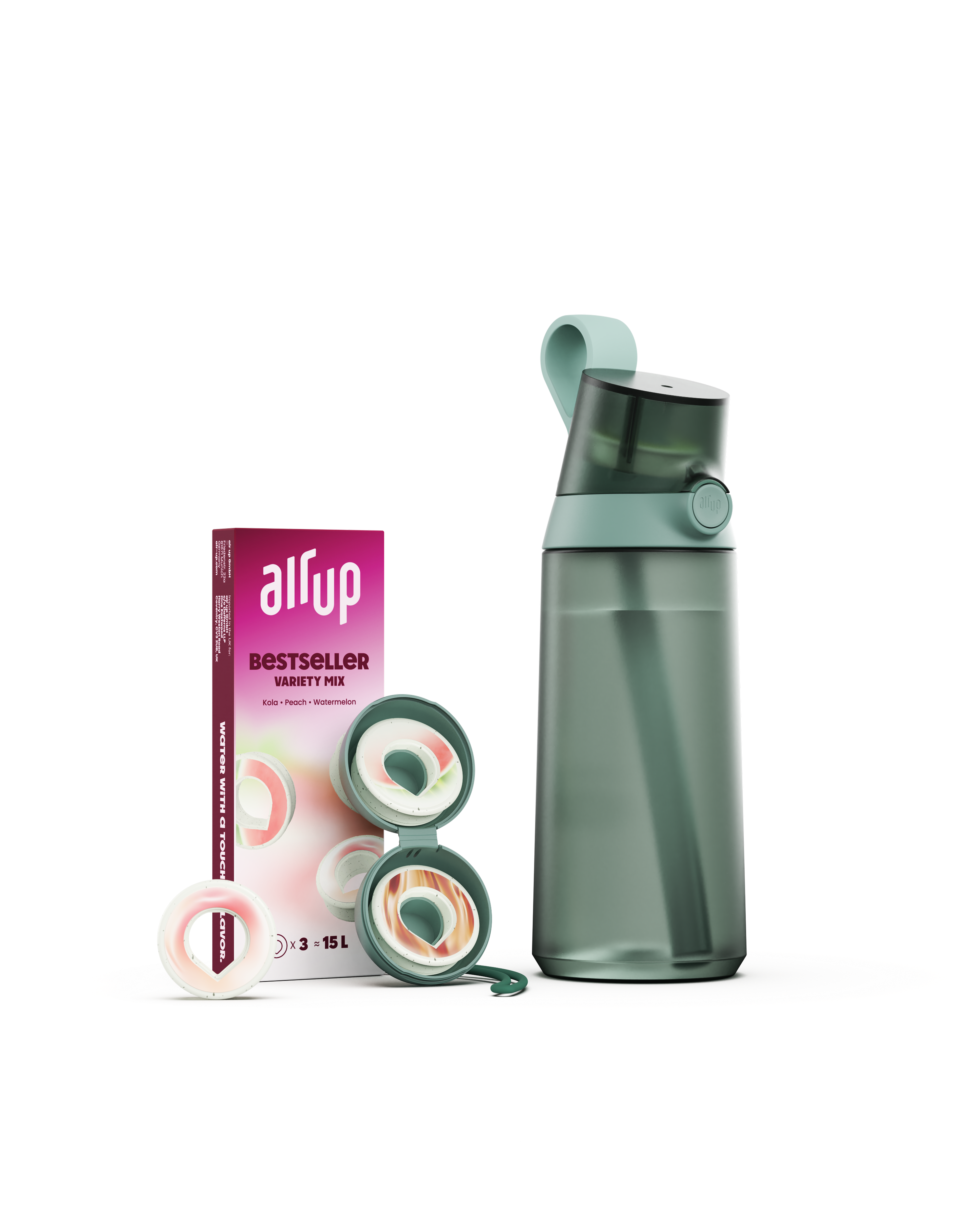 Deine Wasserflasche mit Geschmack durch Duft