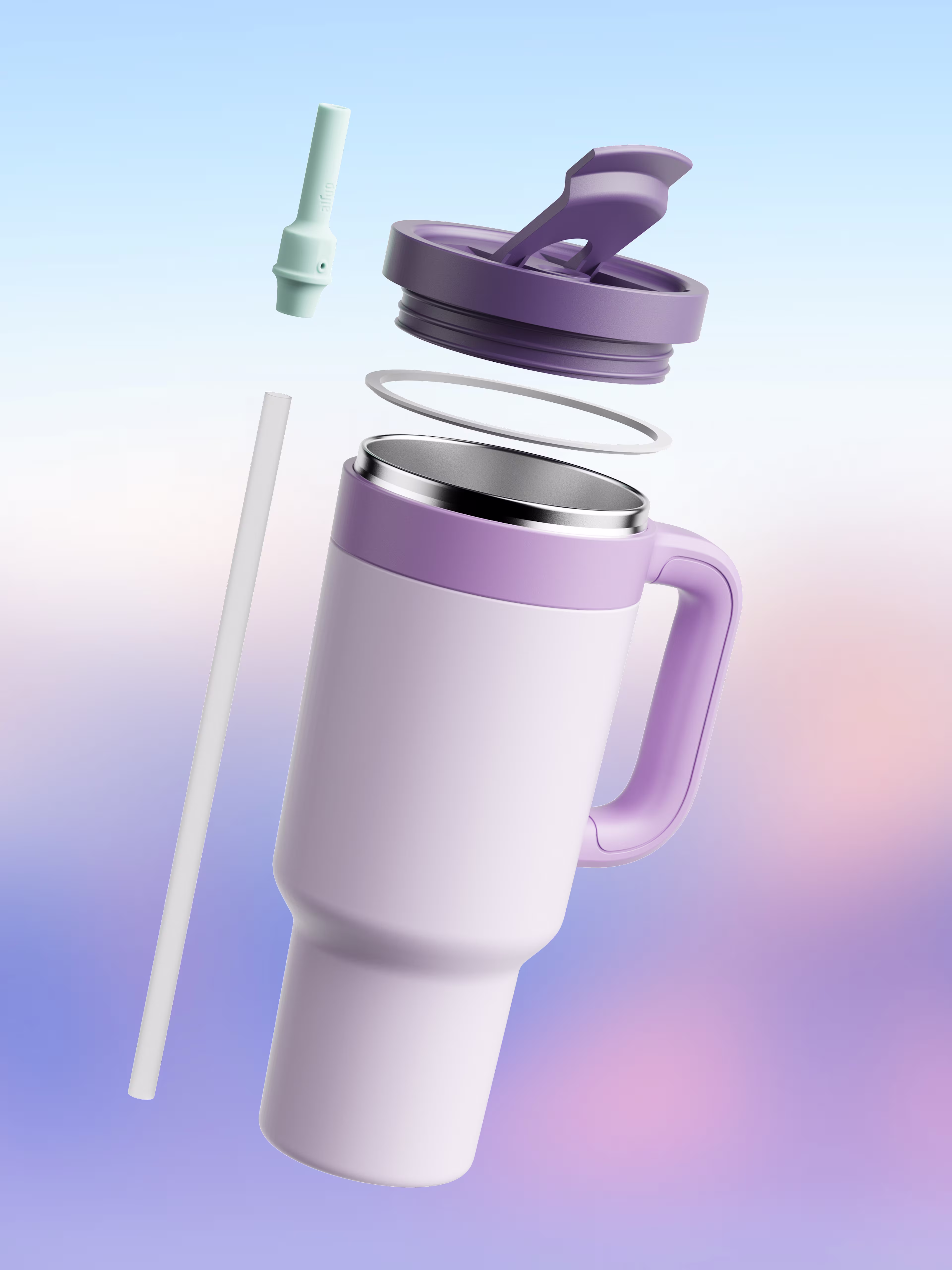 PDP -  air up® Tumbler with Handle 1200ml - Soft Lavender - 150000281