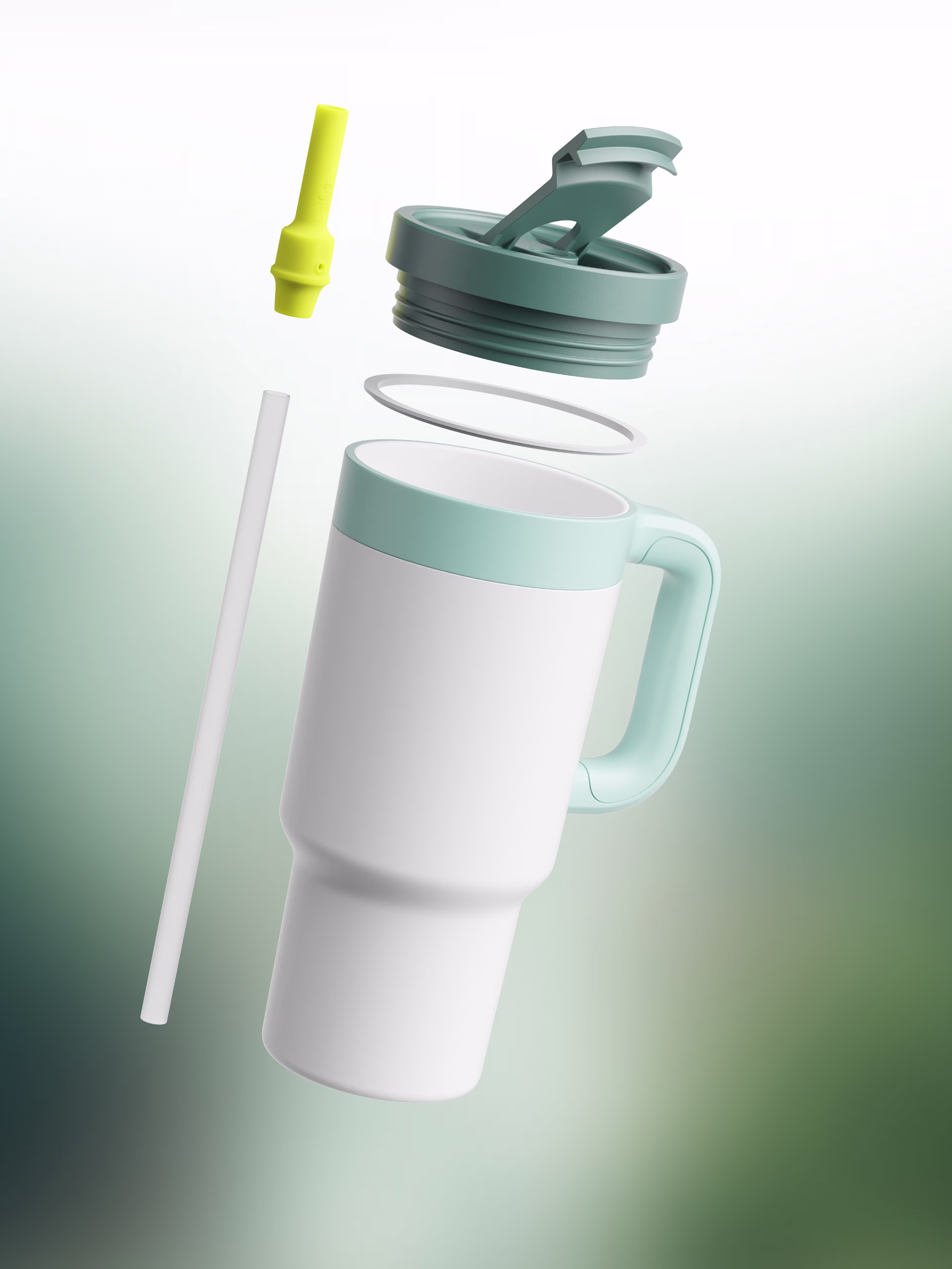 PDP - Tumbler with Handle 890 ml - White Spearmint - 150000231 - Card 5