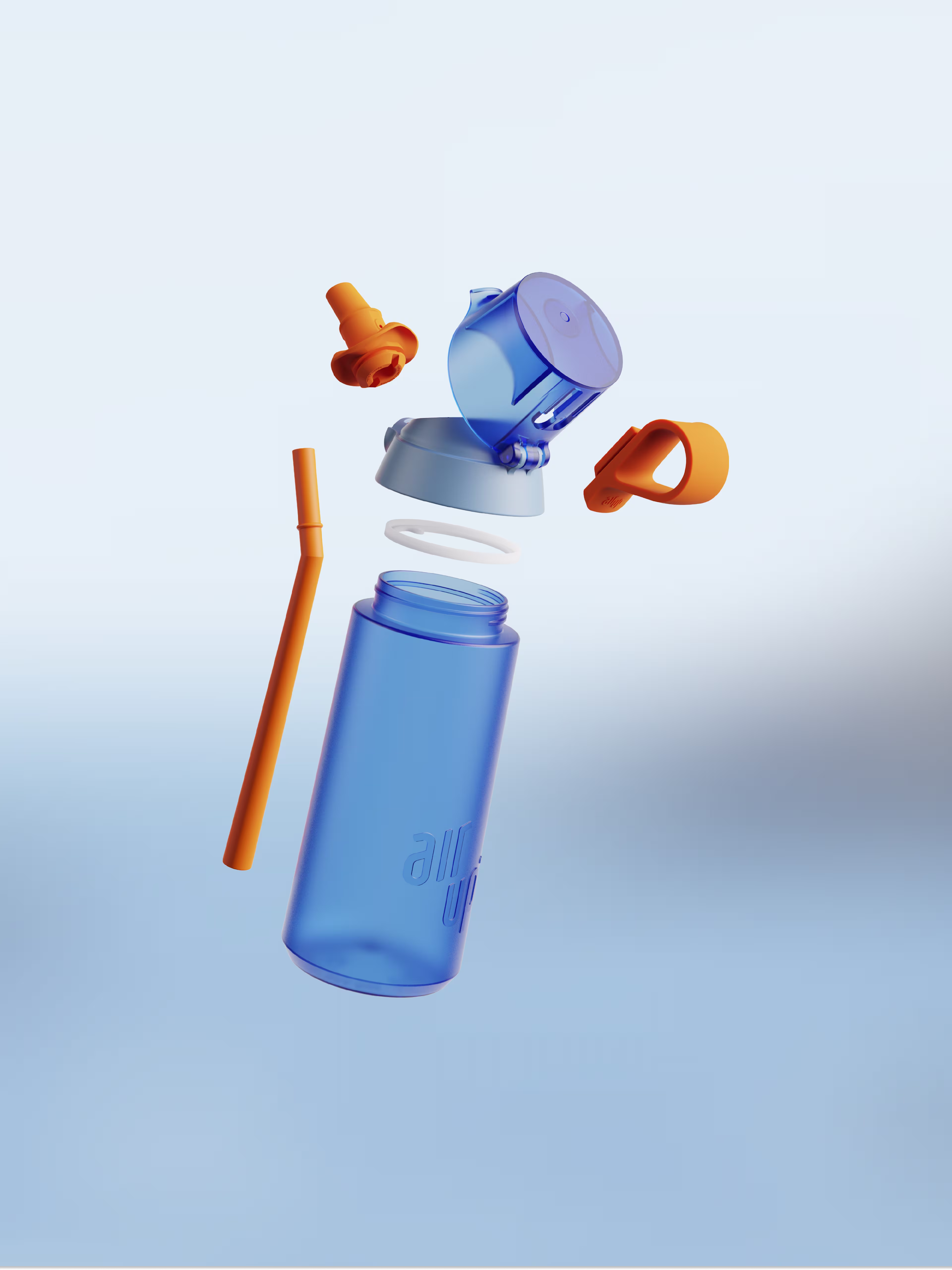 Multiple Banner - Mini Sipper Dolphin Blue