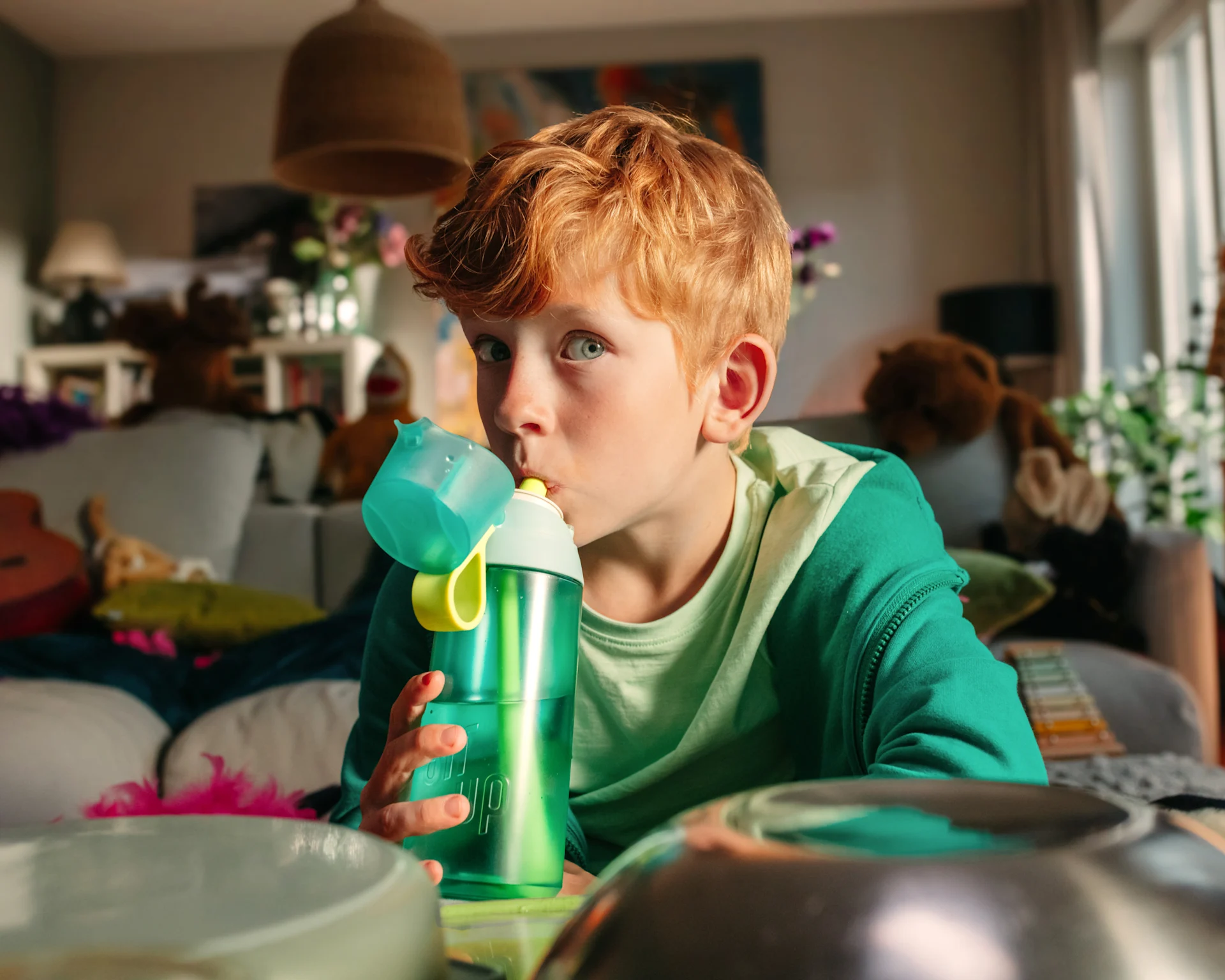 Mini Sipper Air Up Con 3 Cialde - Bottiglia Aromatizzata 600ml, Blu - Foto 9