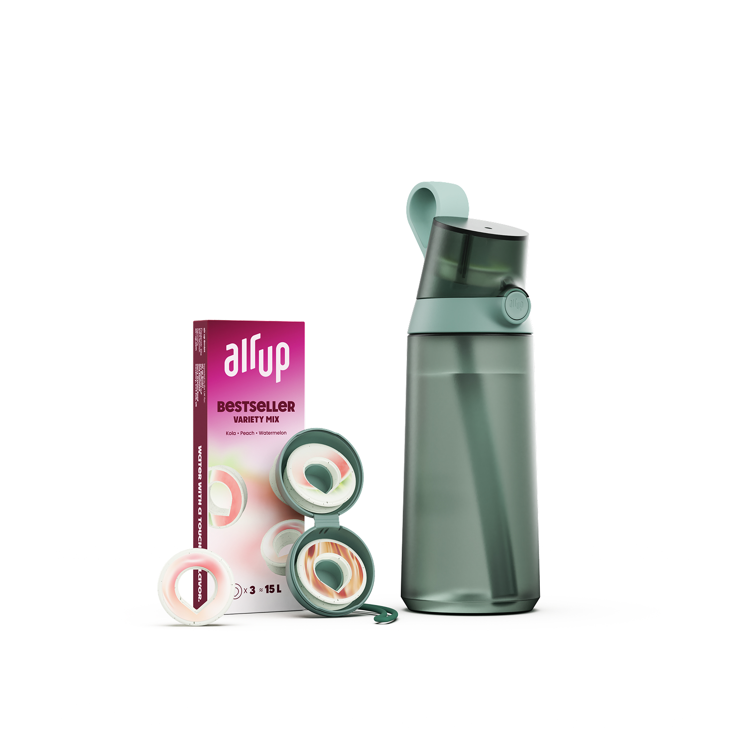 Deine Wasserflasche mit Geschmack durch Duft