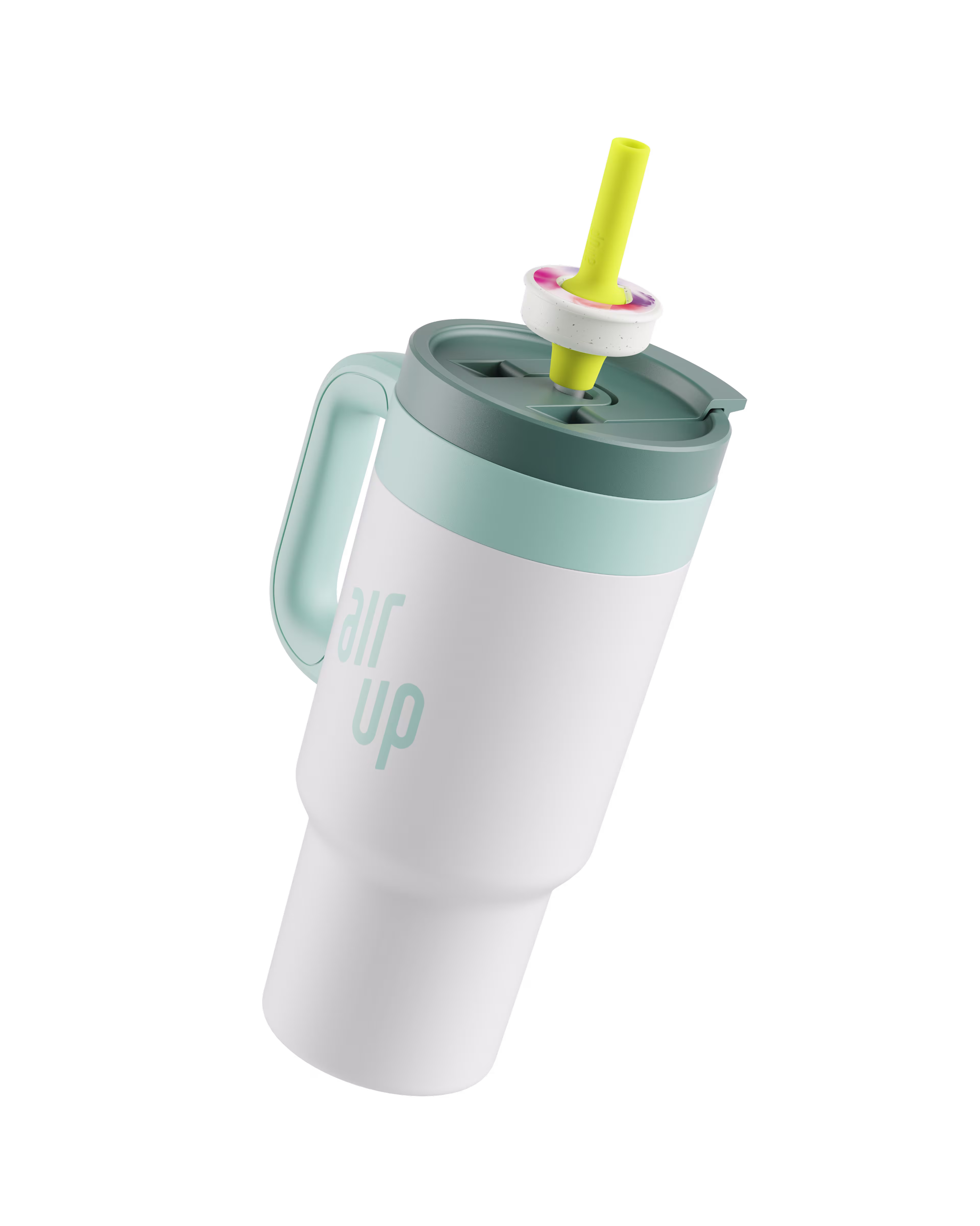 PLP - Tumbler with Handle 890 ml - White Spearmint - 150000231