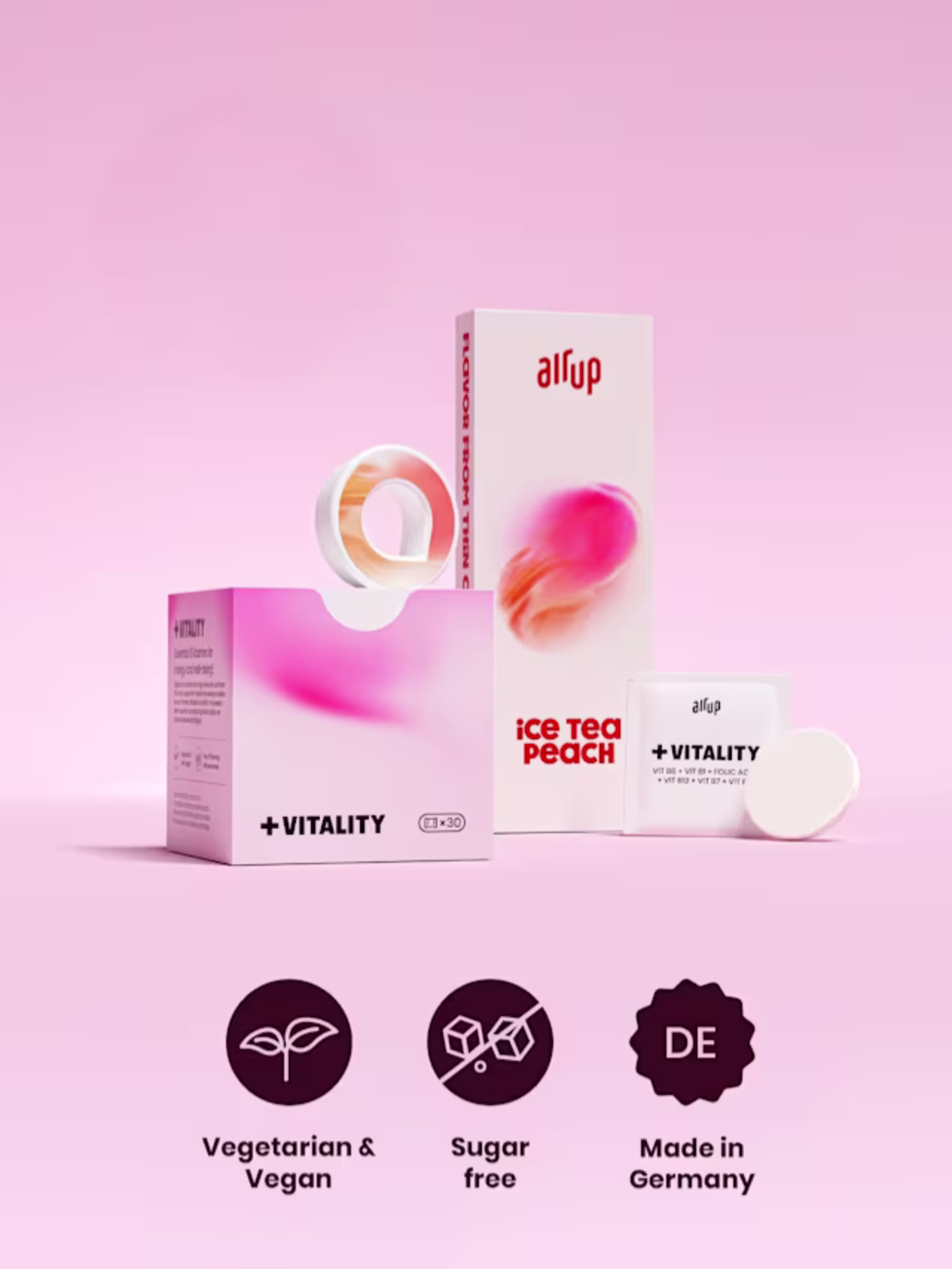 Product - Bundle - air up plus launch - Vitality + ice tea peach - 140000634