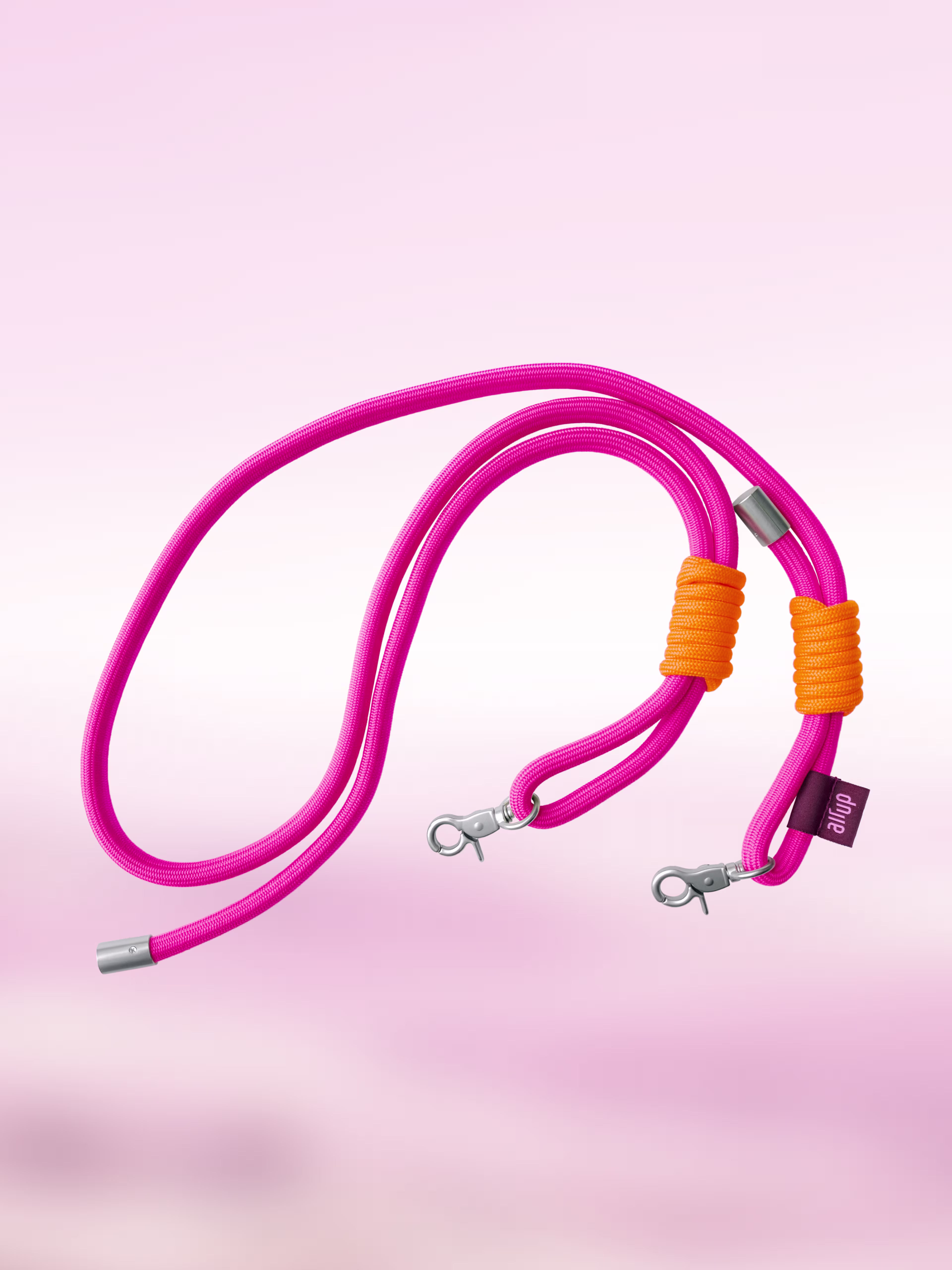 multipleBannerMedia - Product - Bottle - O Bottle + Strap - Plum Lime / Neon Pink Orange Rope - 100000268