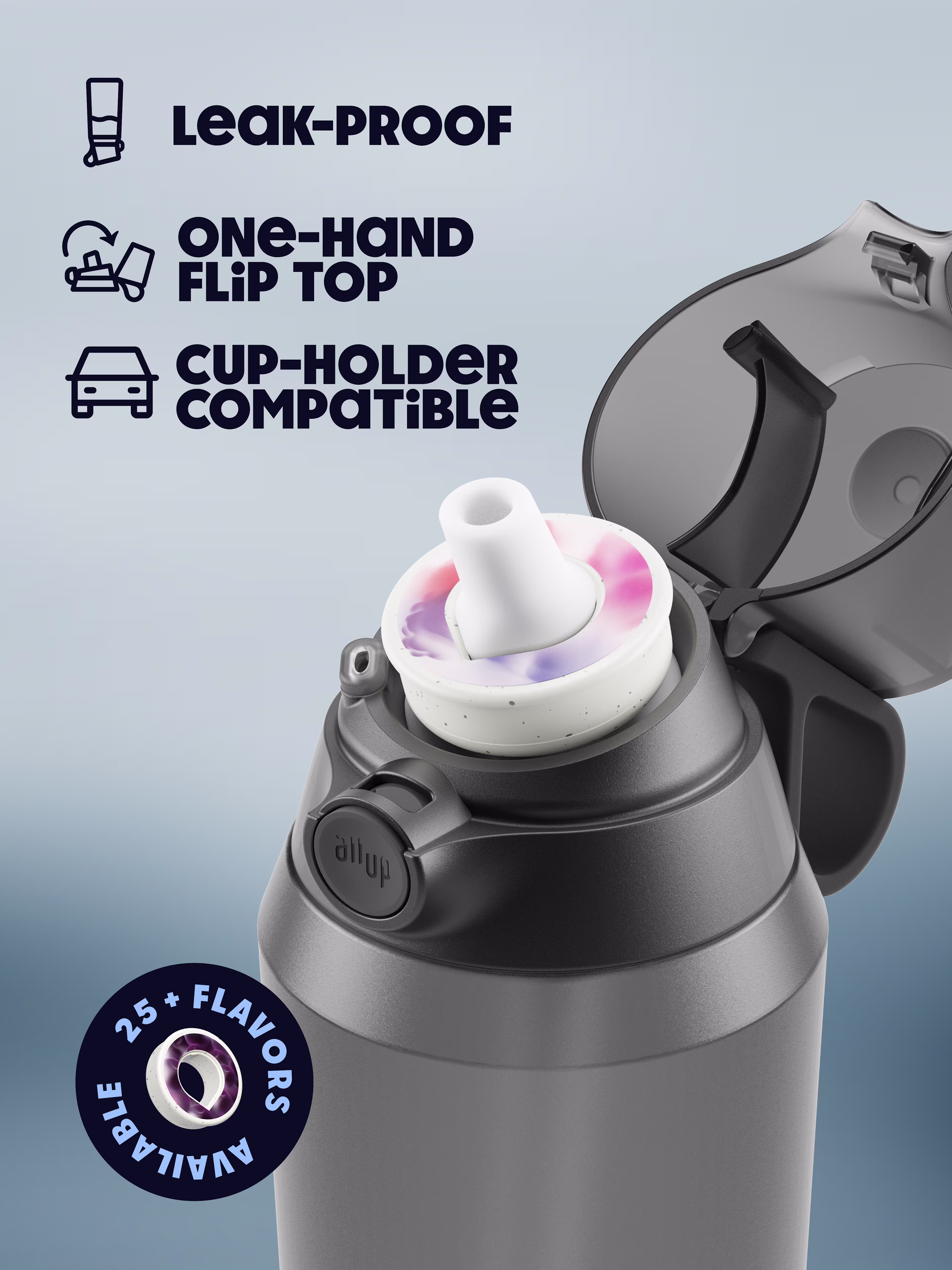 PDP - air up® Click 800ml - Midnight Black - 100000192