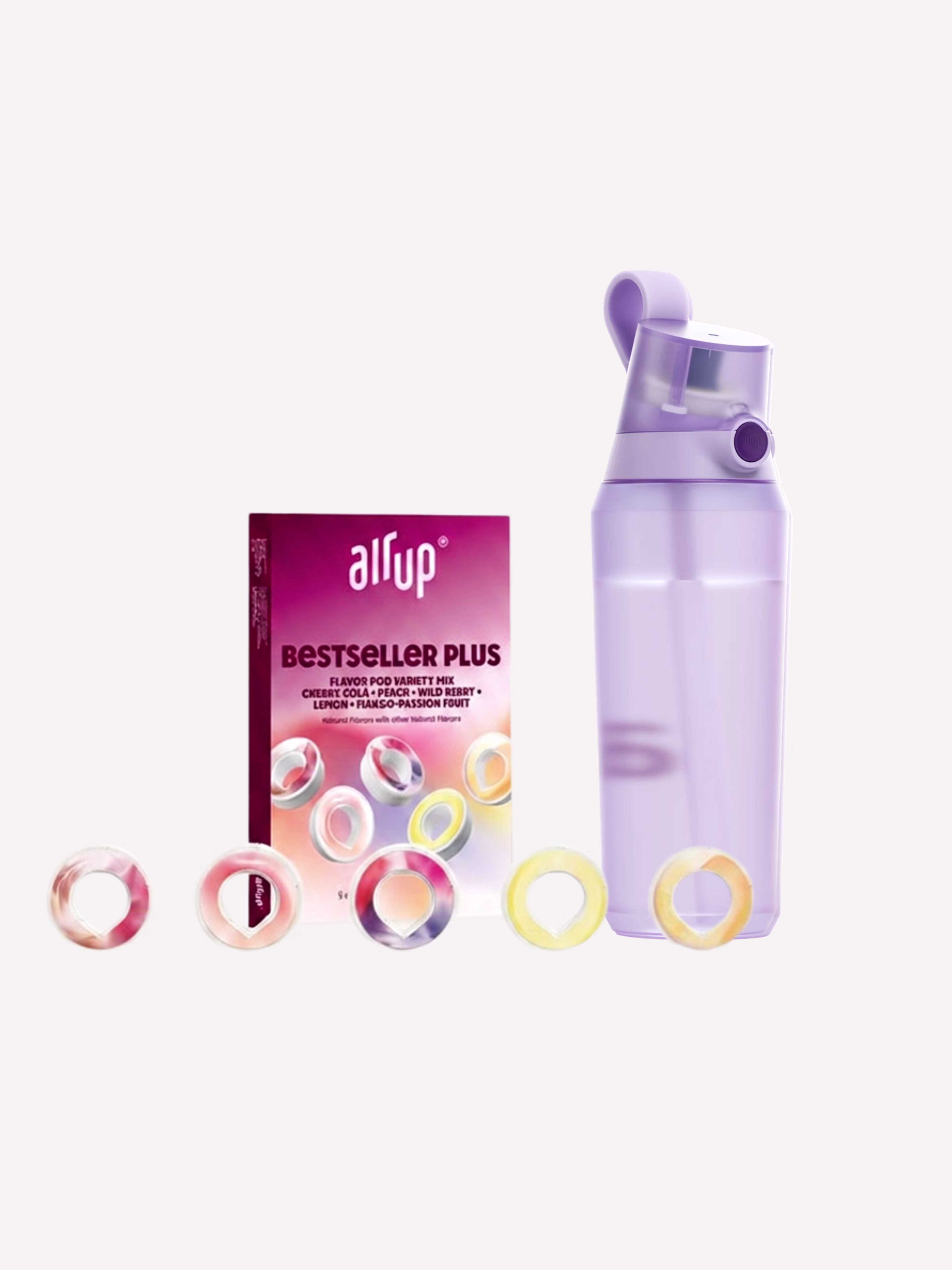 US - Product - Starter Set - air up® Click 27oz Wild Lavender + Flavor Fiesta VP5 - US140225