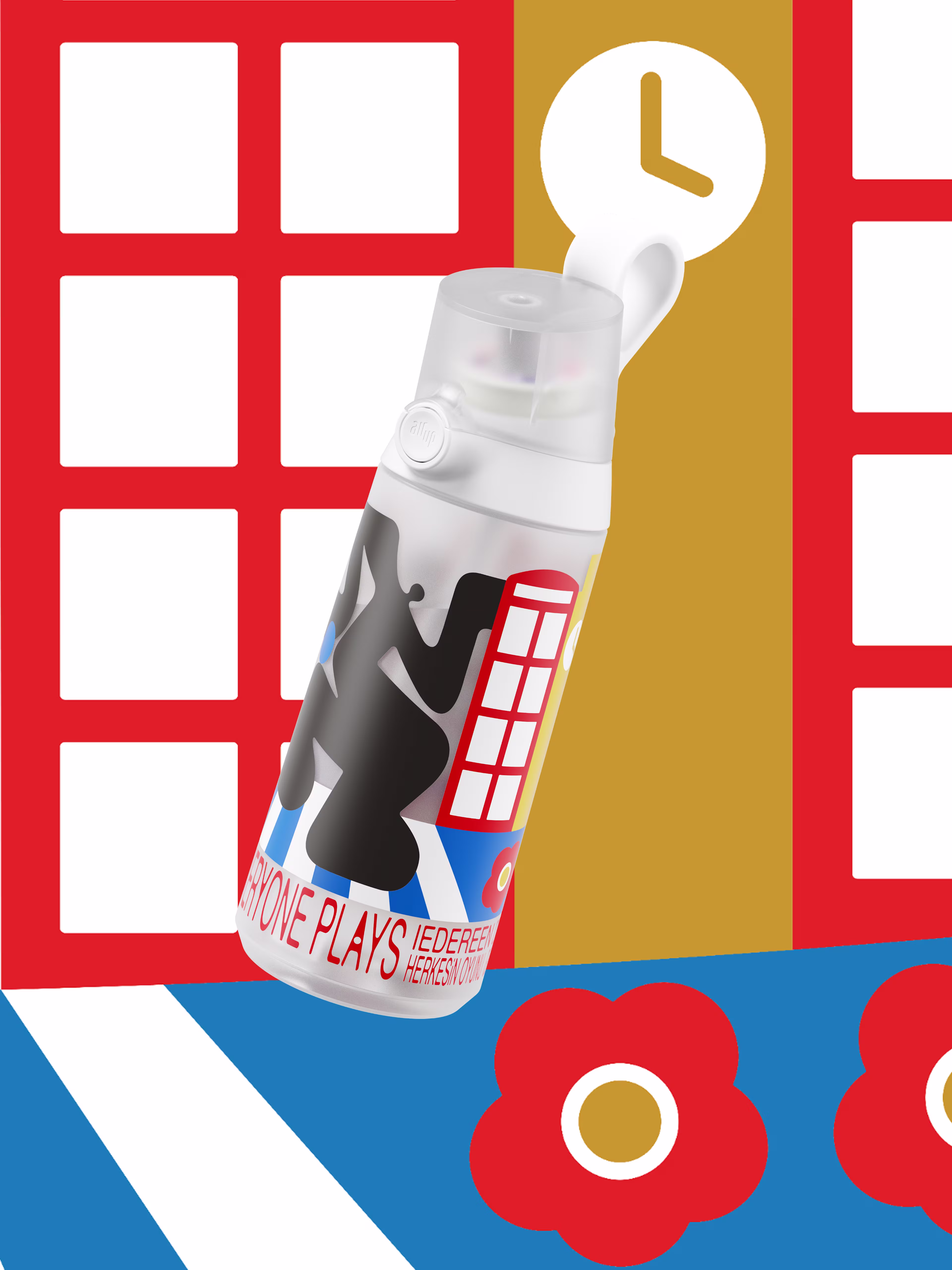multipleBannerMedia - Product - Bottle - Click 600ml - Everyone Plays Edition - England - 100000227