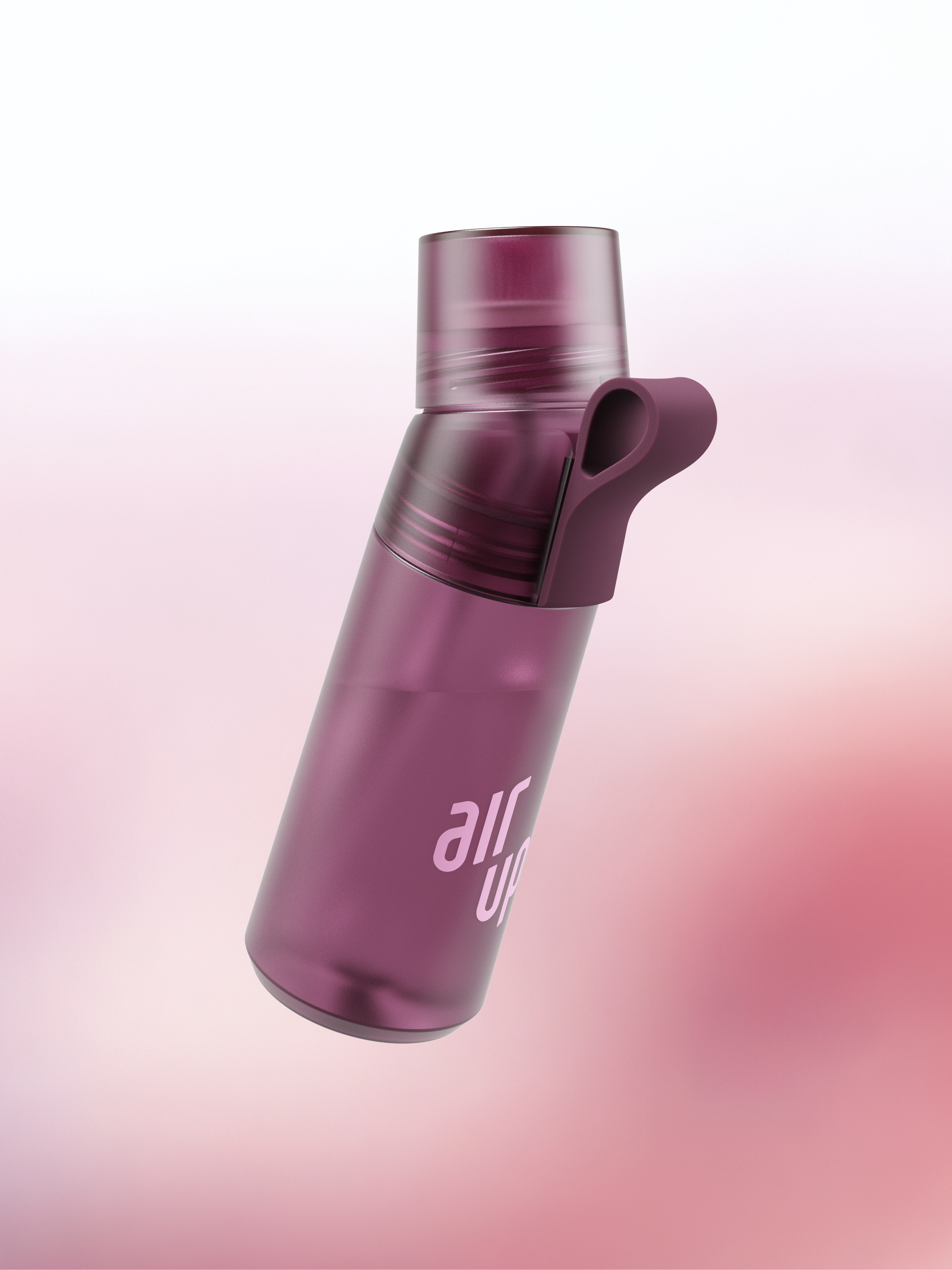 air up Drinkfles met rietje, suikervrij, 625 ml, hot pink