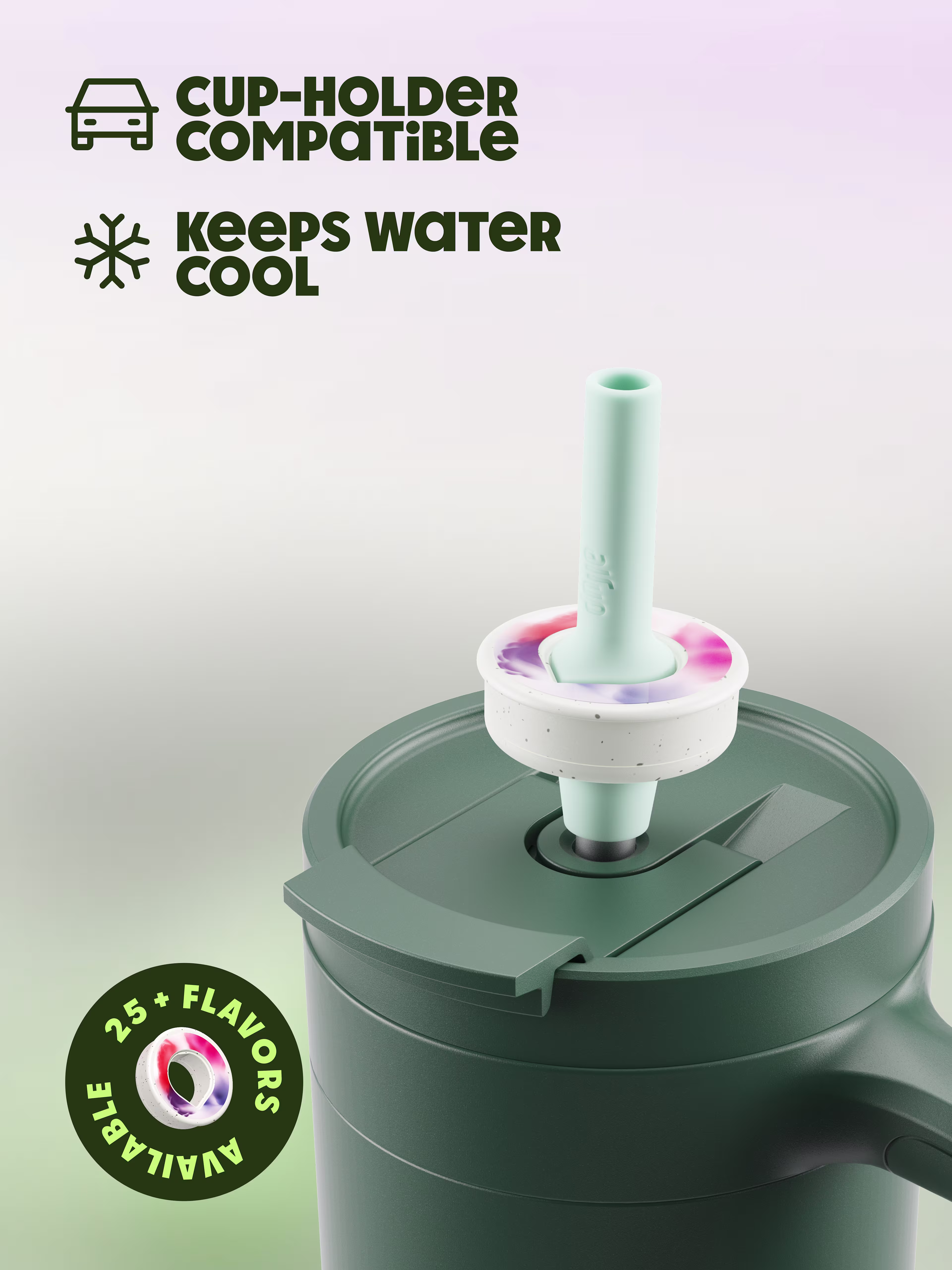 PDP - Bottle - Tumbler with handle 890ml - Forest Green - 150000346