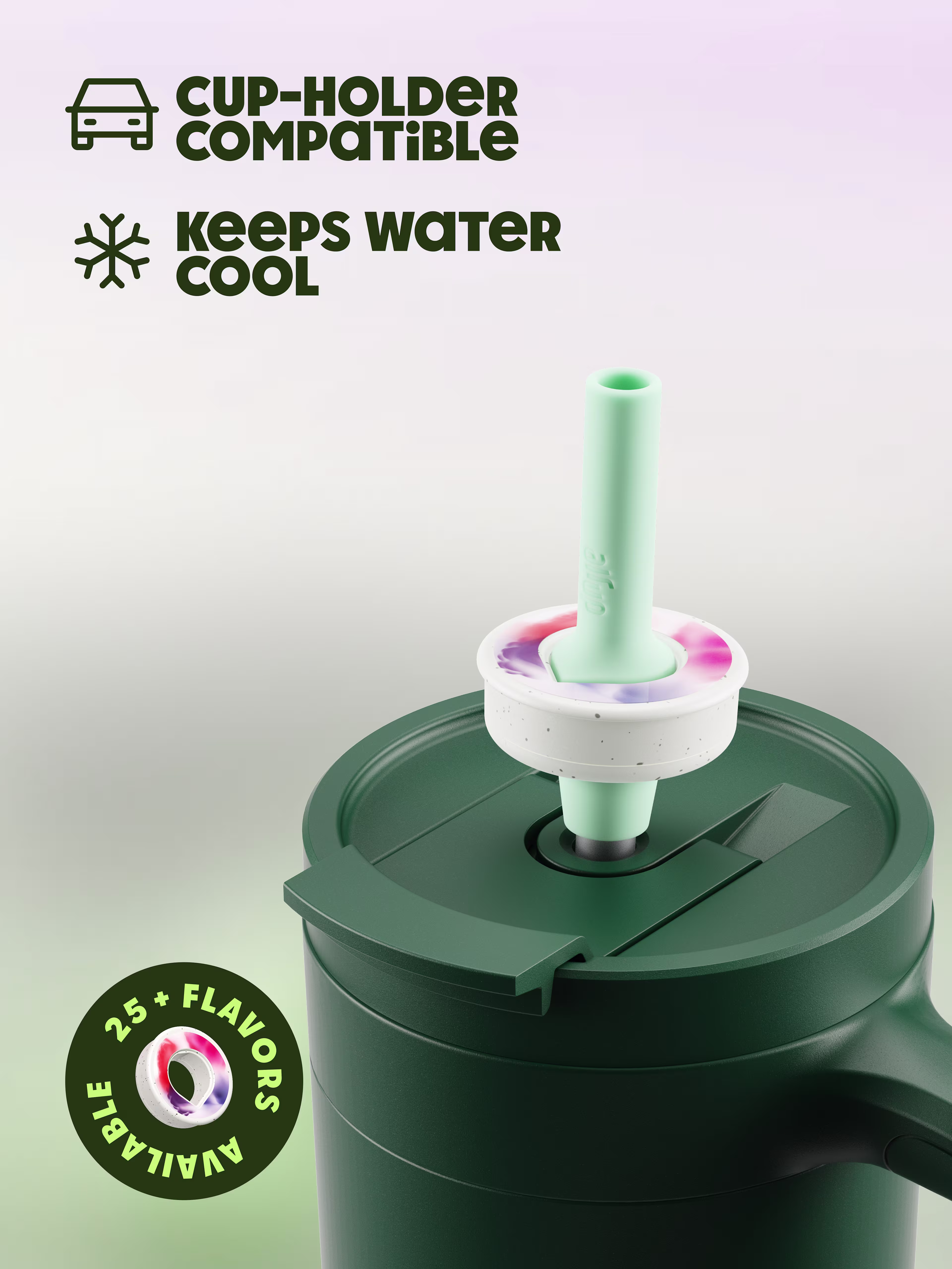 PDP - Bottle - Tumbler with handle 890ml - Forest Green - 150000346