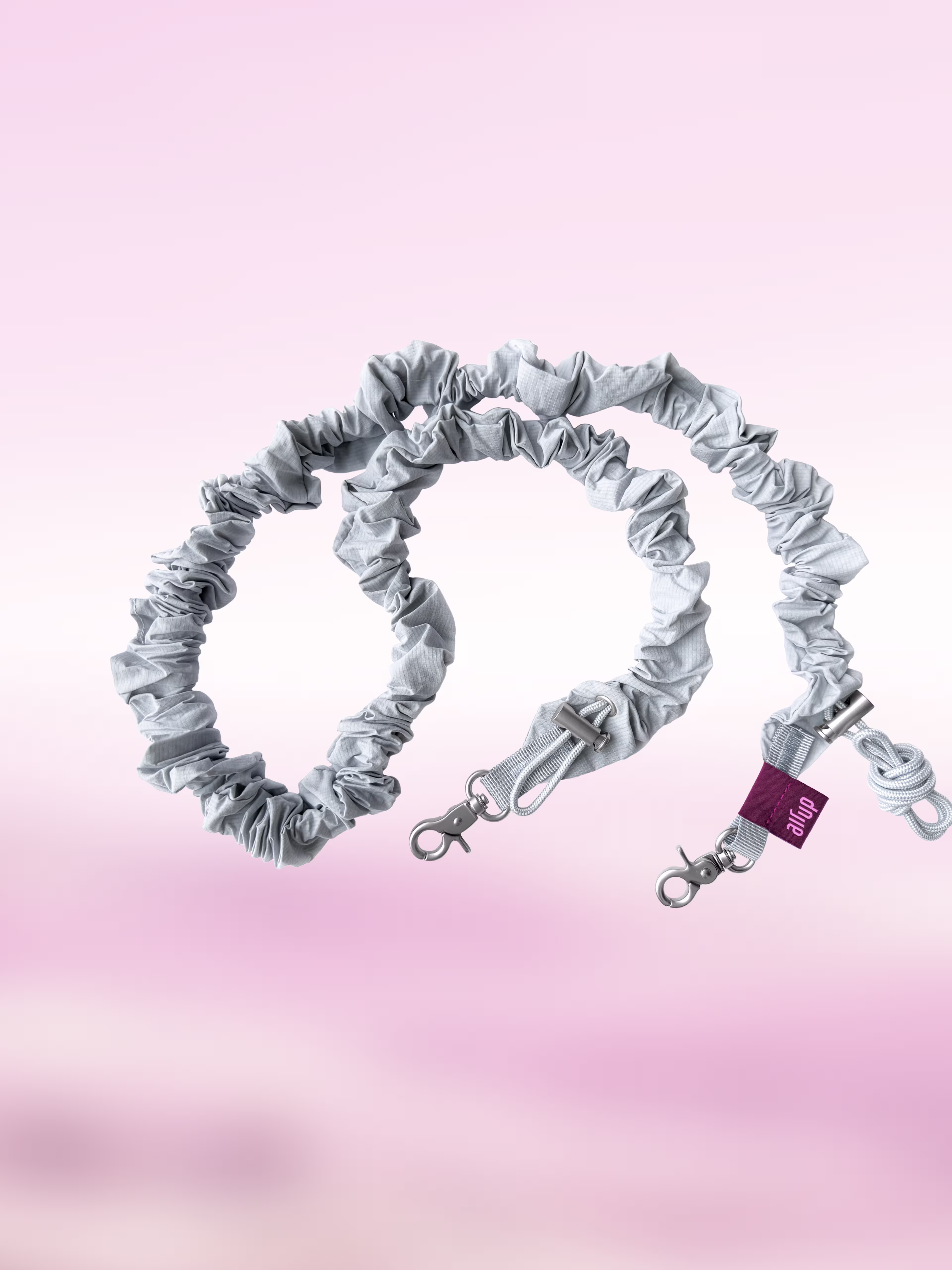 multipleBannerMedia - Product - Bottle - O Bottle + Strap - Plum Lime / Blue Grey Scrunchie - 100000265