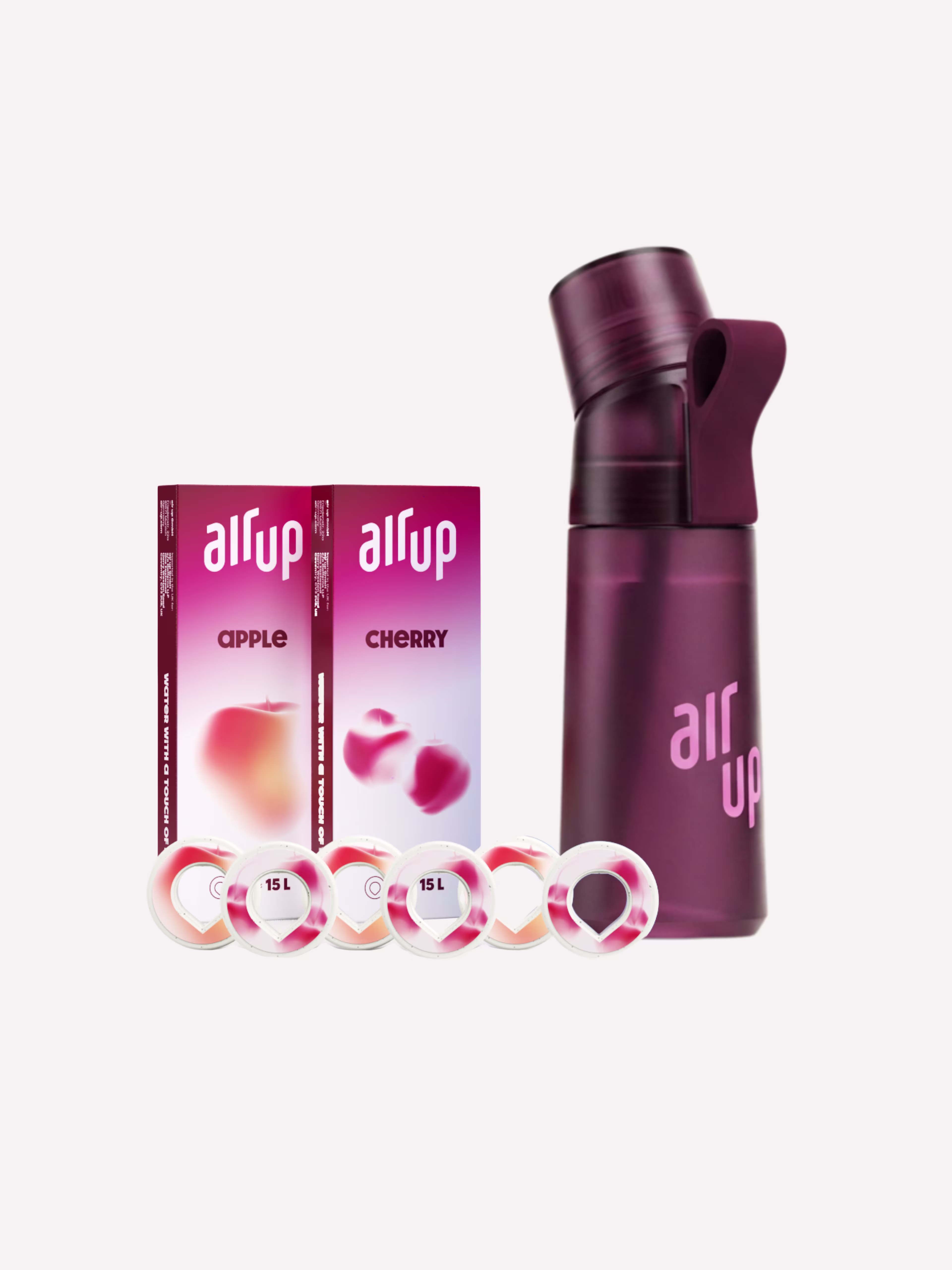 🅱️ Product - Bundle - Starter Set 2026 - Twist Pro 600ml Berry Pink + Apple + Cherry - 140001159