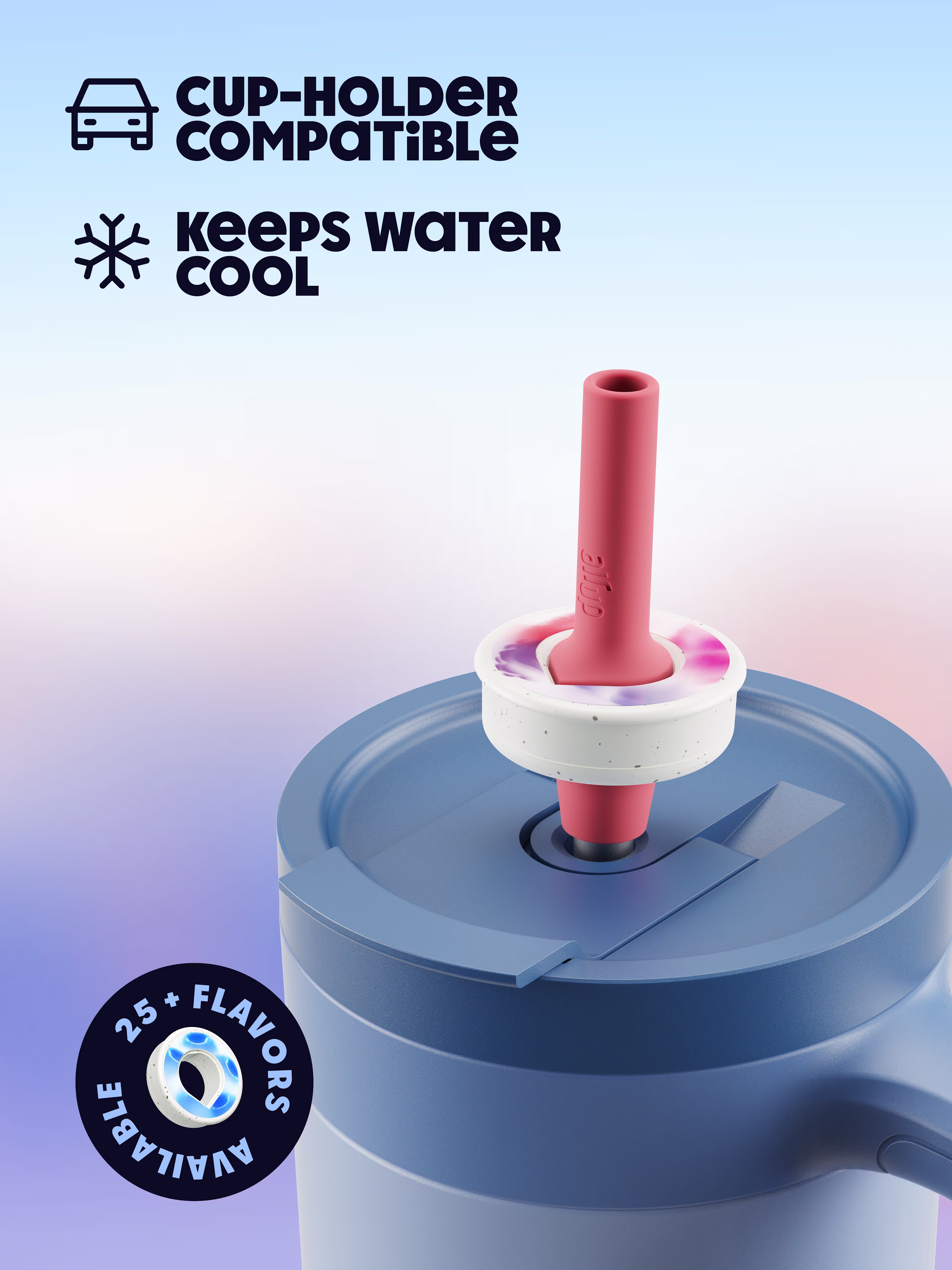 PDP - Product - air up® Tumbler with Handle 1200ml - Dusky Blue - 150000282