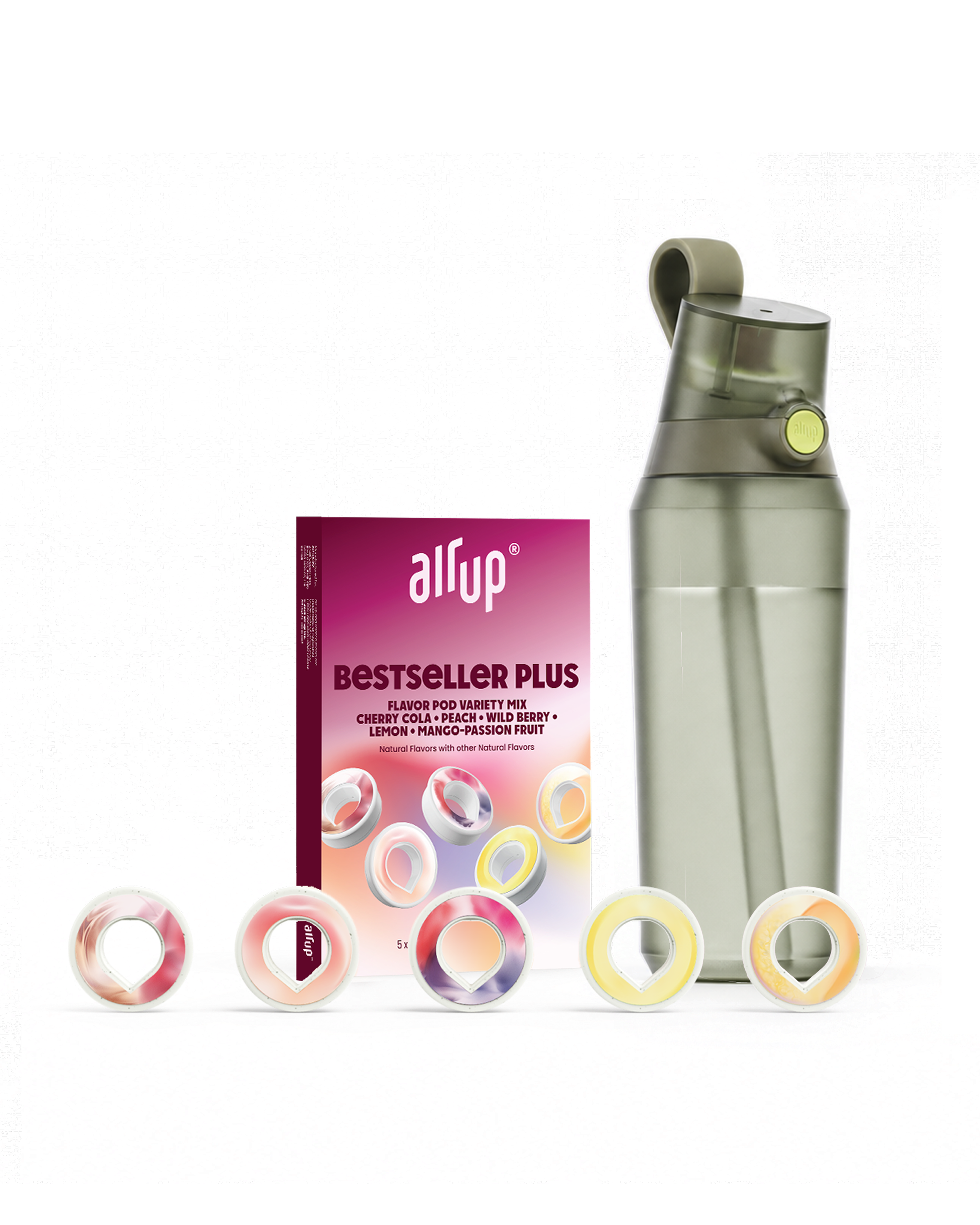 Flavored Water Bottle with Scent Pods | air up