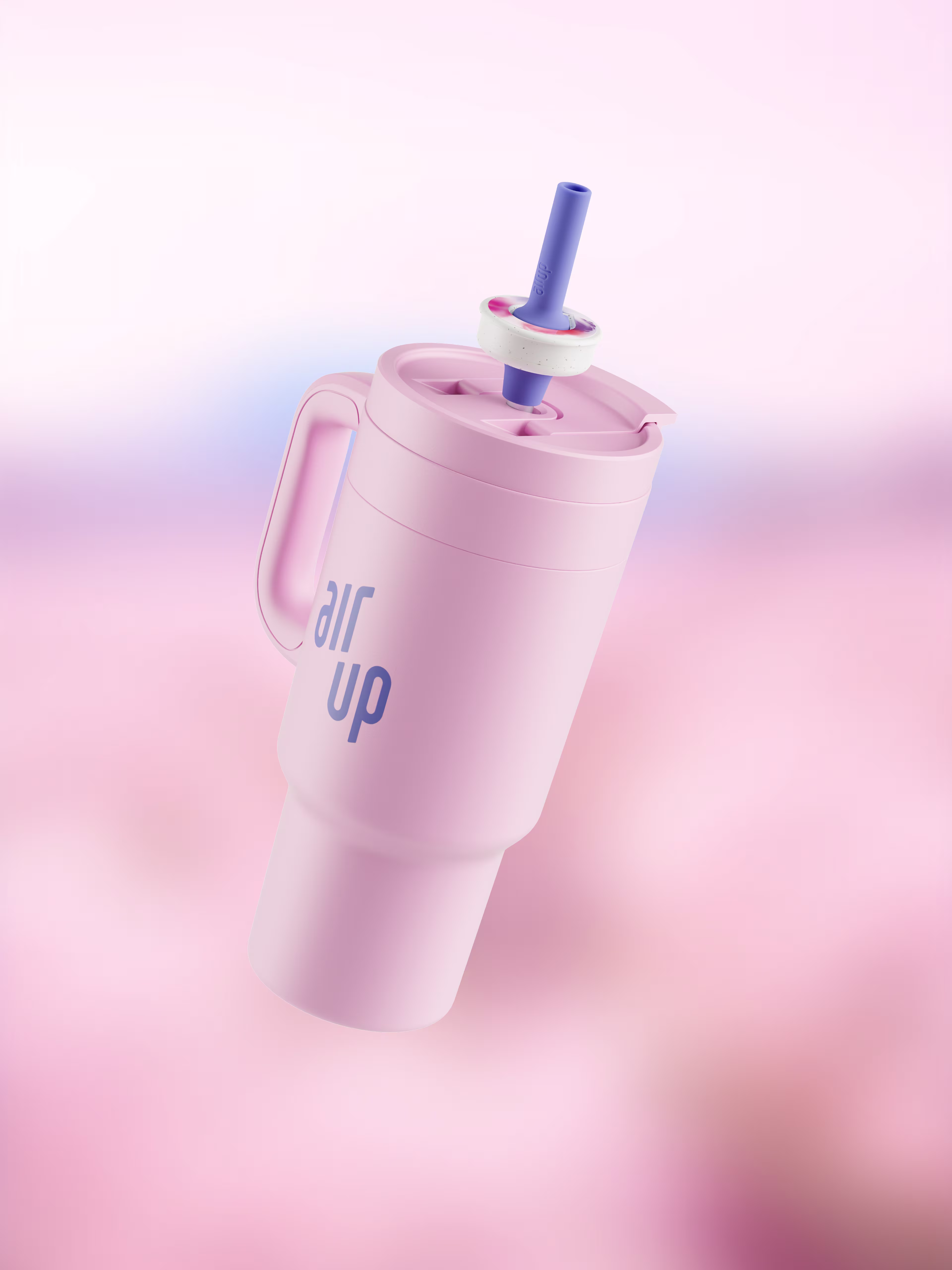 Tumbler with handle 890ml - Pink Indigo - 150000317