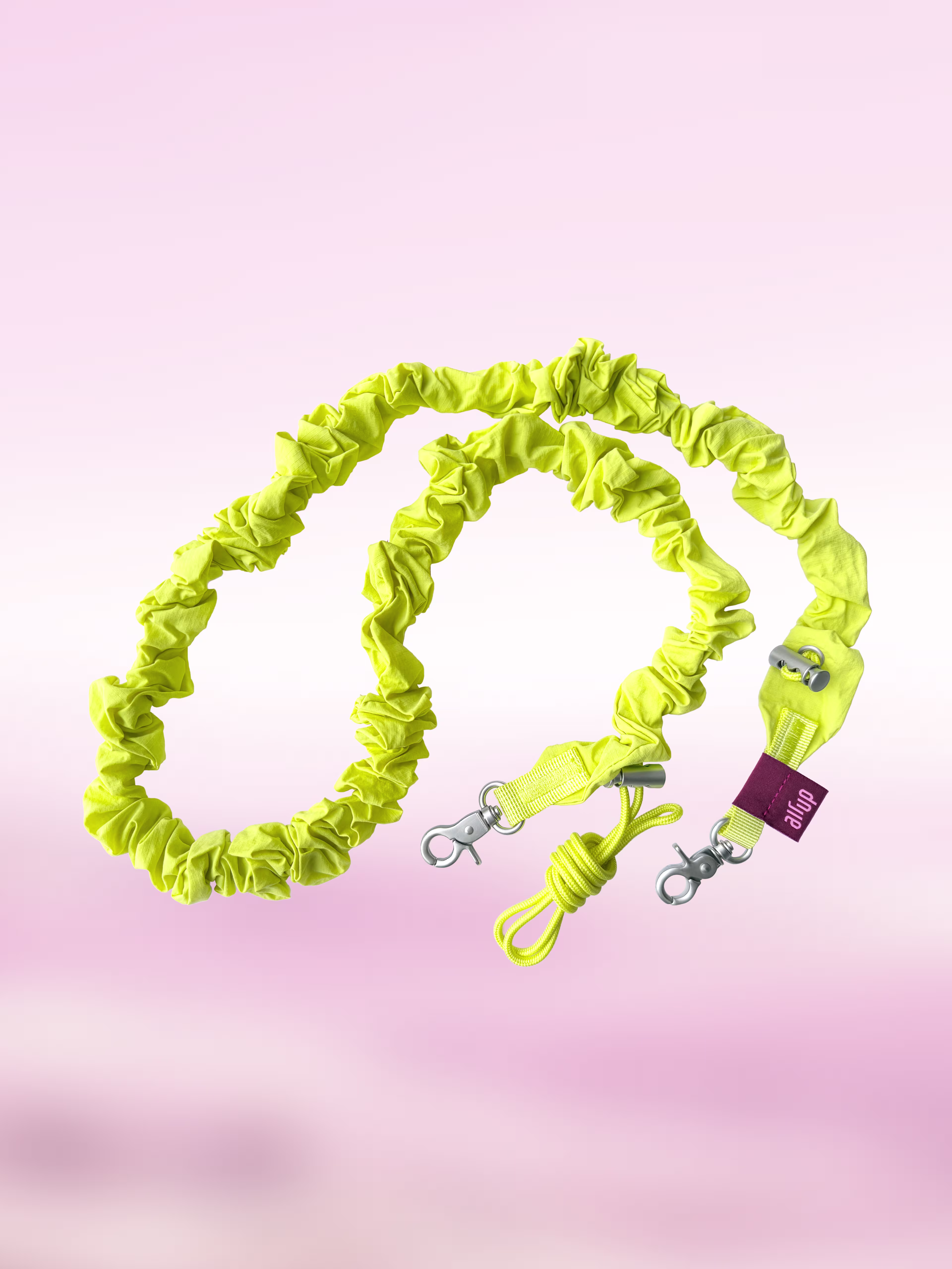 multipleBannerMedia - Product - Bottle - O Bottle + Strap - Plum Lime / Lime Green Scrunchie - 100000266