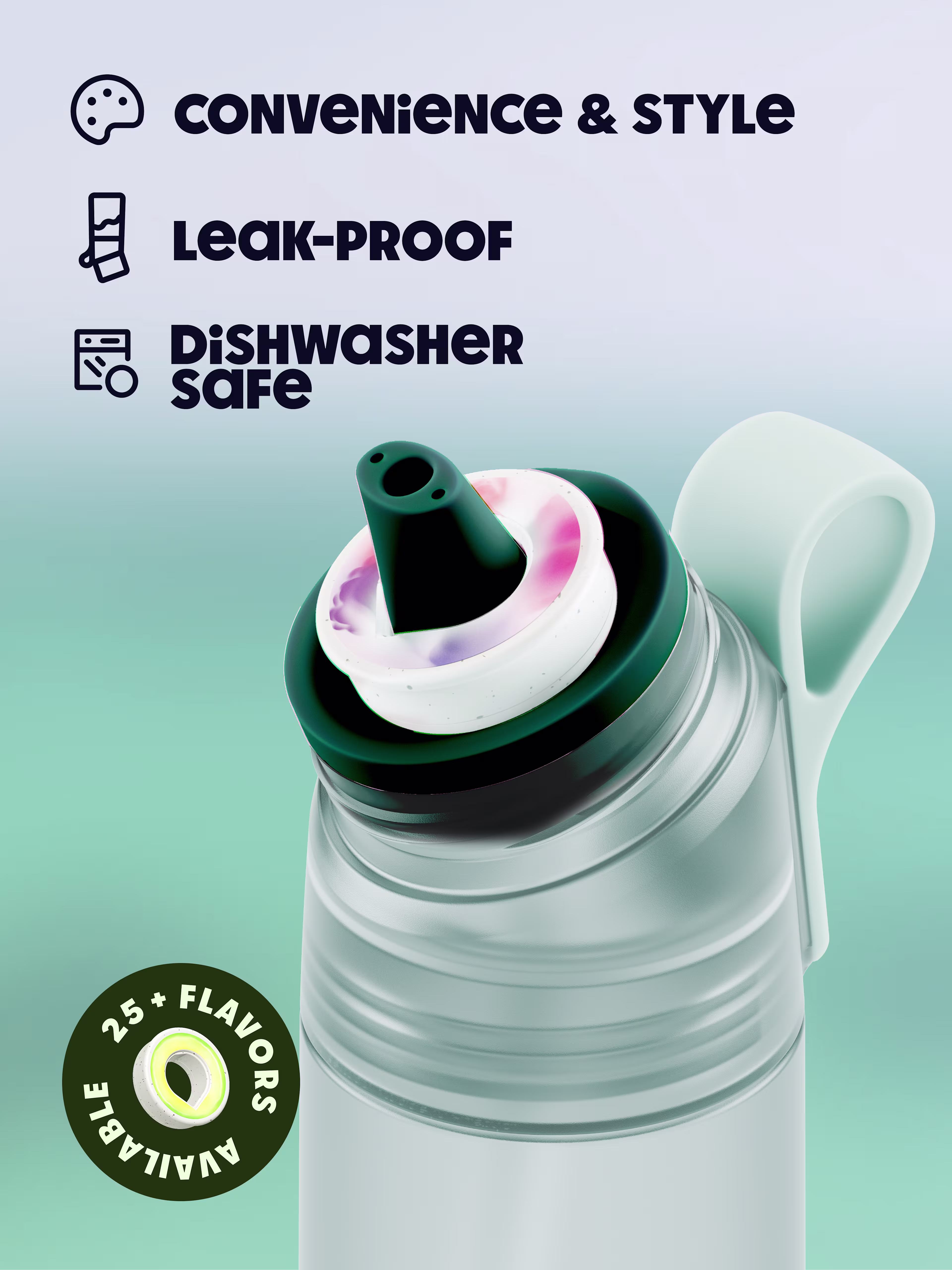 multipleBannerMedia - Product - Bottle - air up® Twist Pro 600ml - Aqua Mint - 100000241