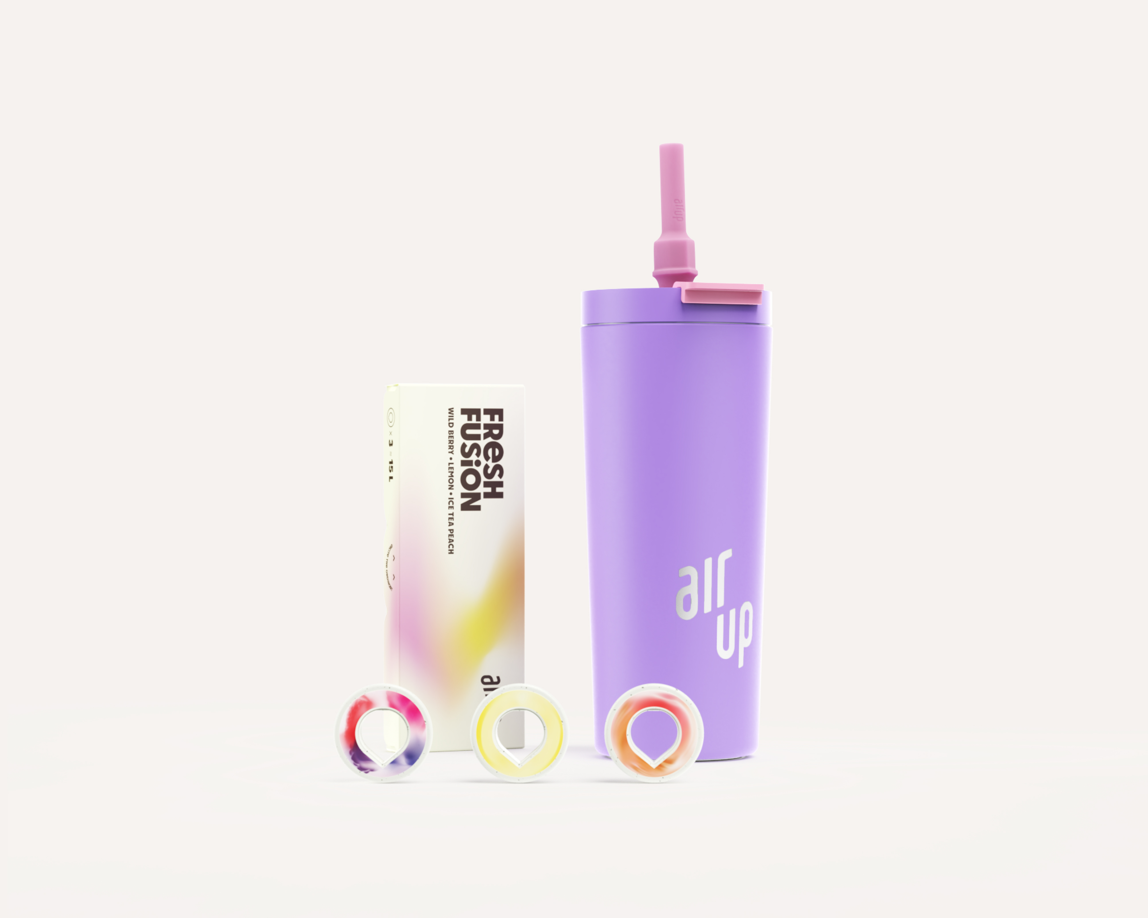 Borraccia AIR Aroma Up 800ml Multicolore Con 2 POD (1 Random + 1 A Scelta)