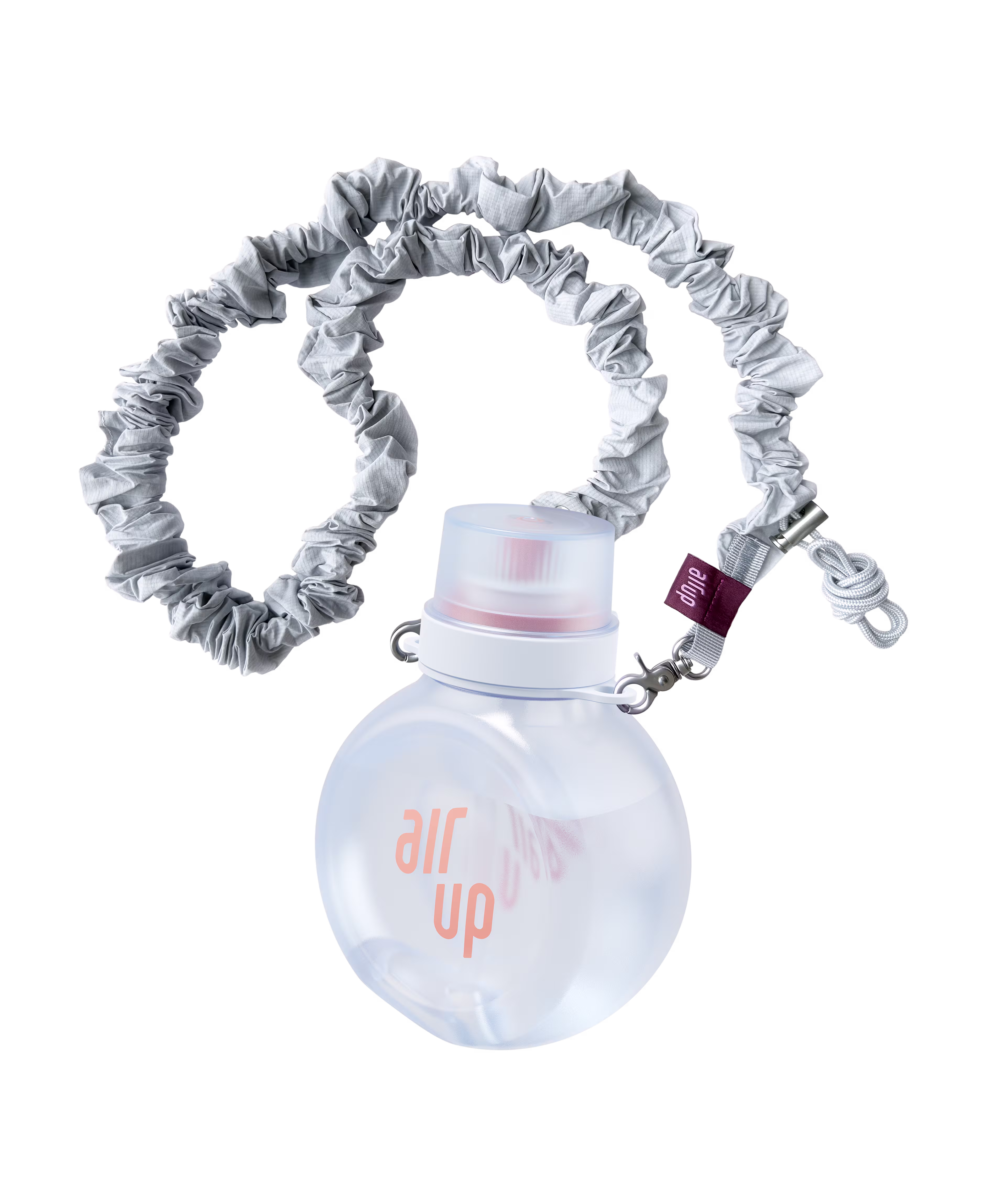 productCardImages - Product - Bottle - O Bottle + Strap - Ice Coral / Blue Grey Scrunchie - 100000257