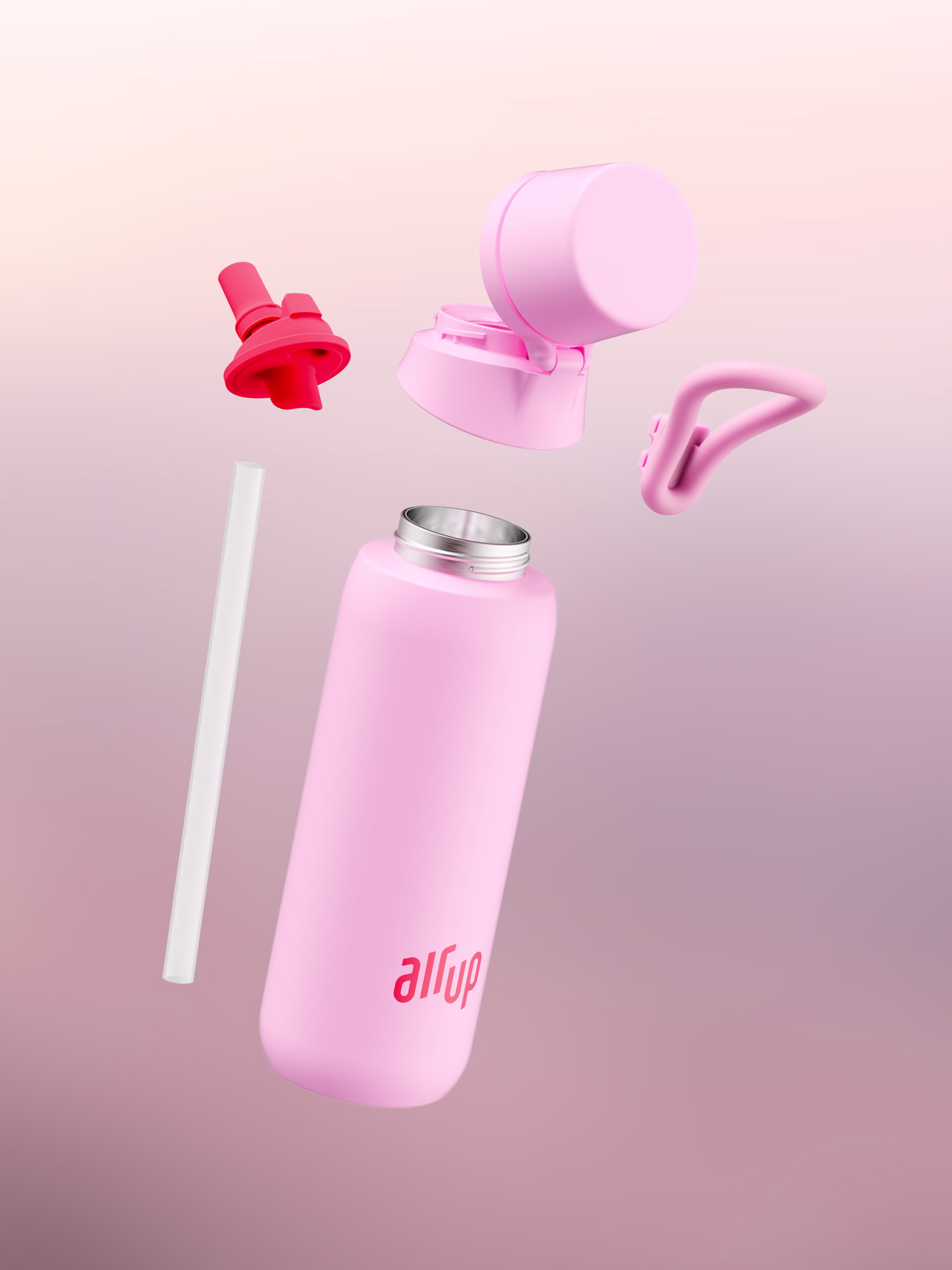 multipleBannerMedia - Bottle - PRO 3 Steel 710ml - Pink-Grenadine - 100000230 - 100000277