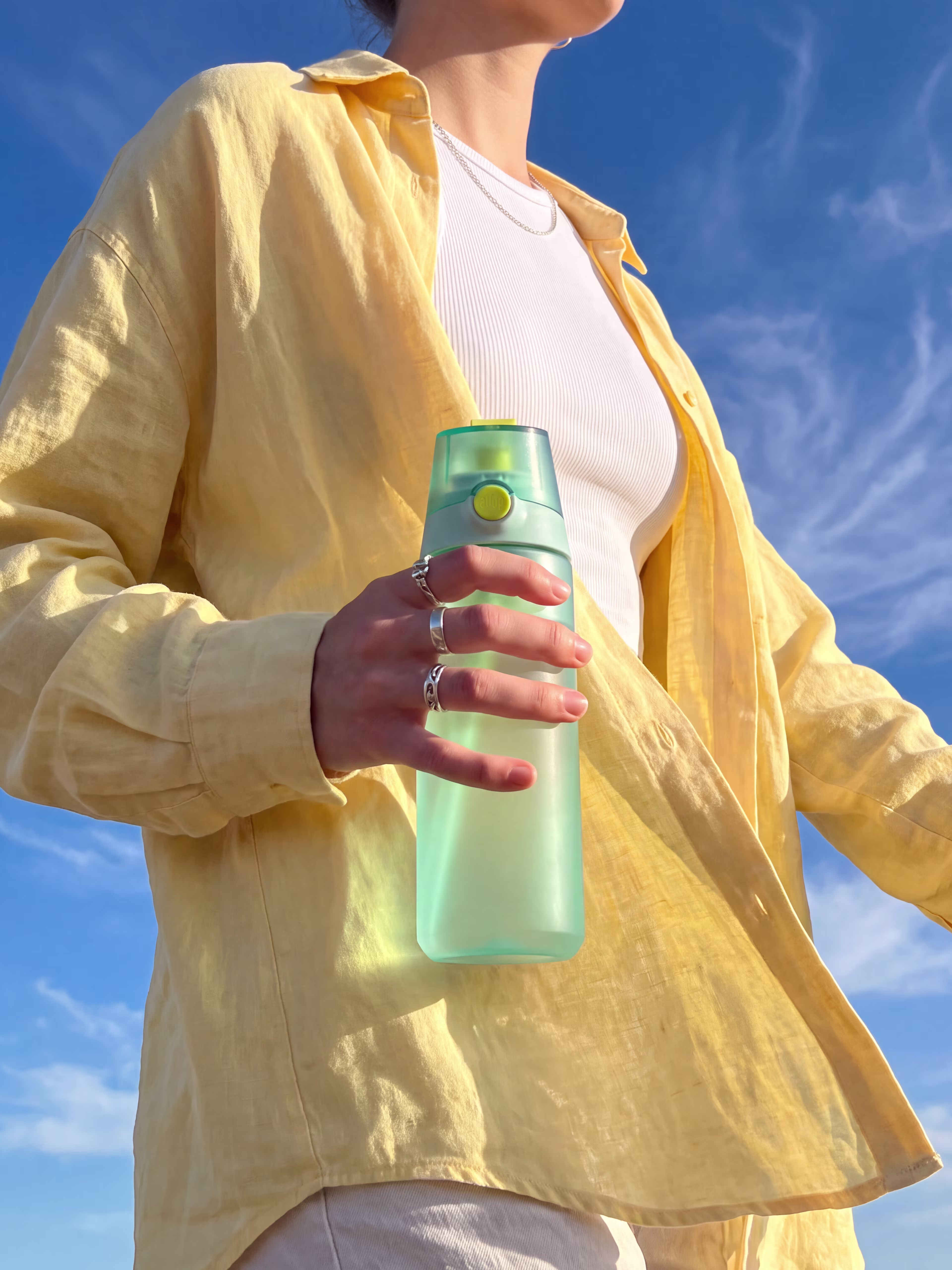 lifestyleMedia - Product - Bottle - Click - 600 ml - Turtle Green - 100000283