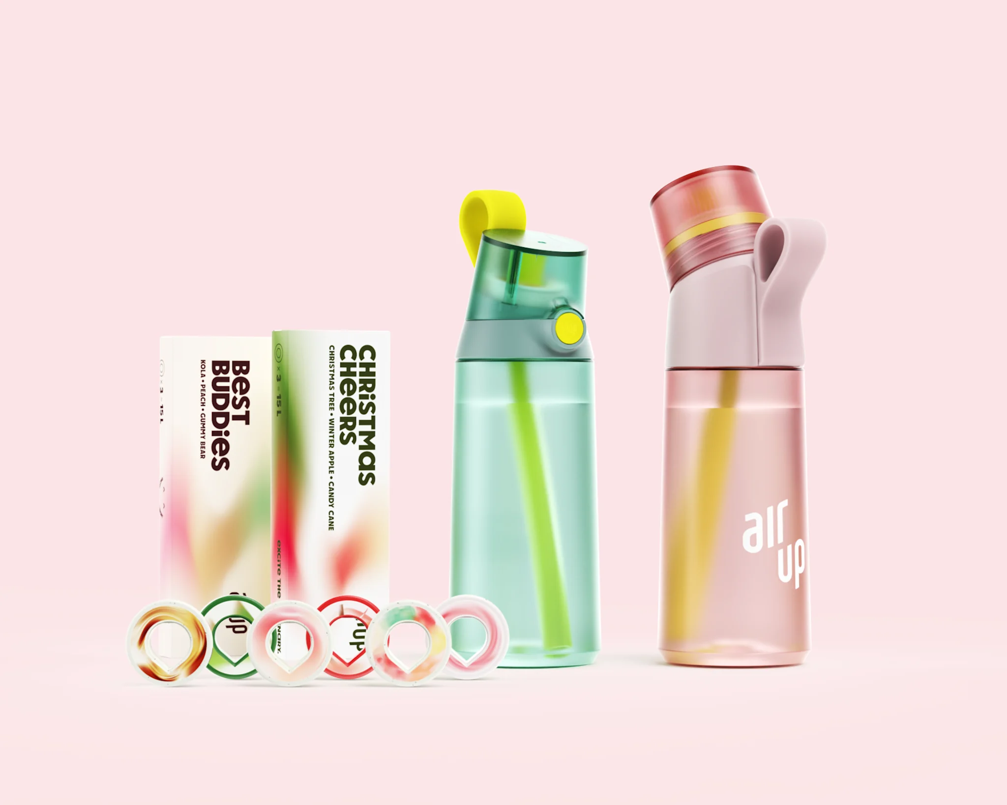 Borraccia AIR Aroma Up 800ml Multicolore Con 2 POD (1 Random + 1 A Scelta)